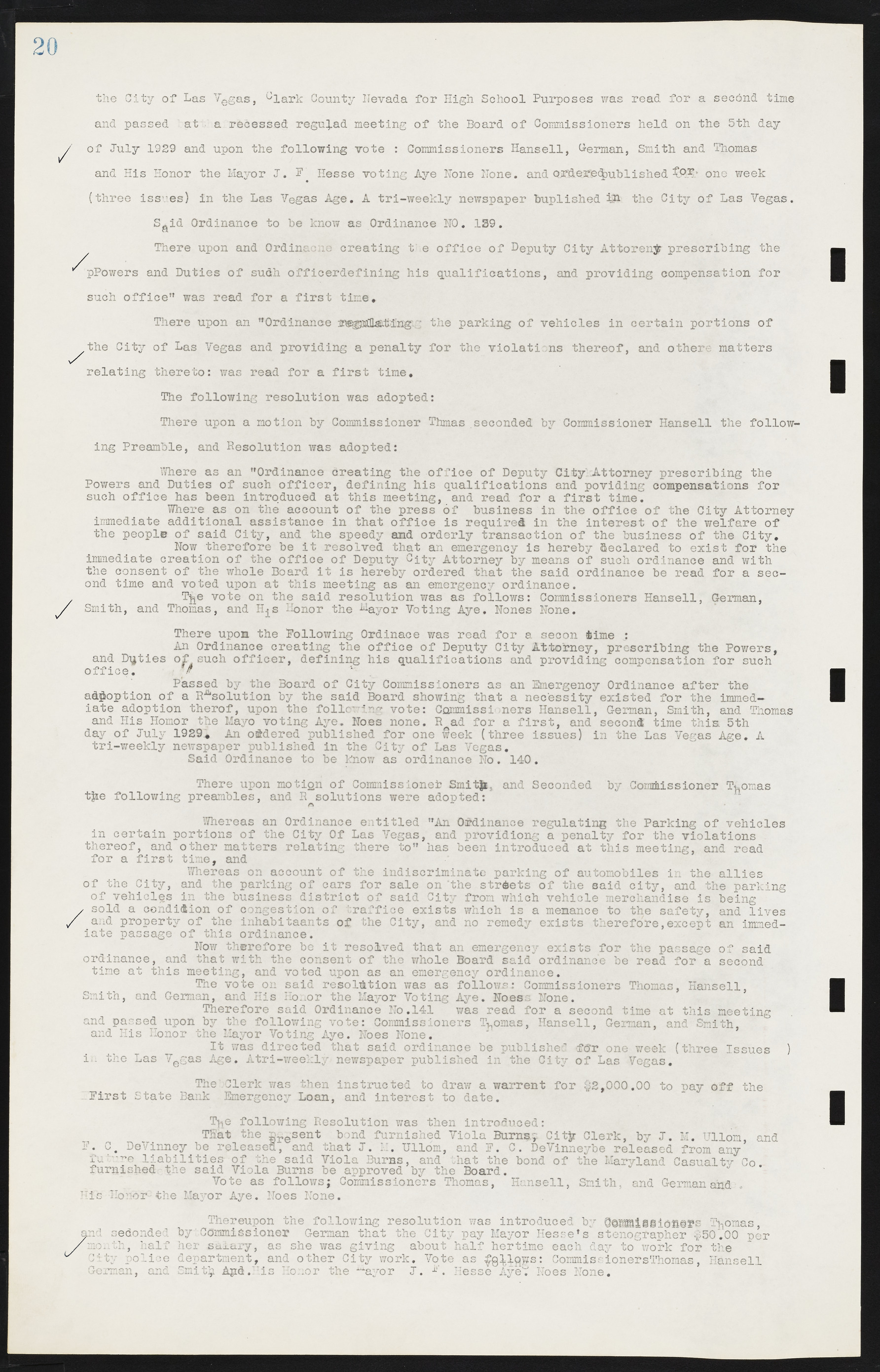 Las Vegas City Commission Minutes, May 14, 1929 to February 11, 1937, lvc000003-26