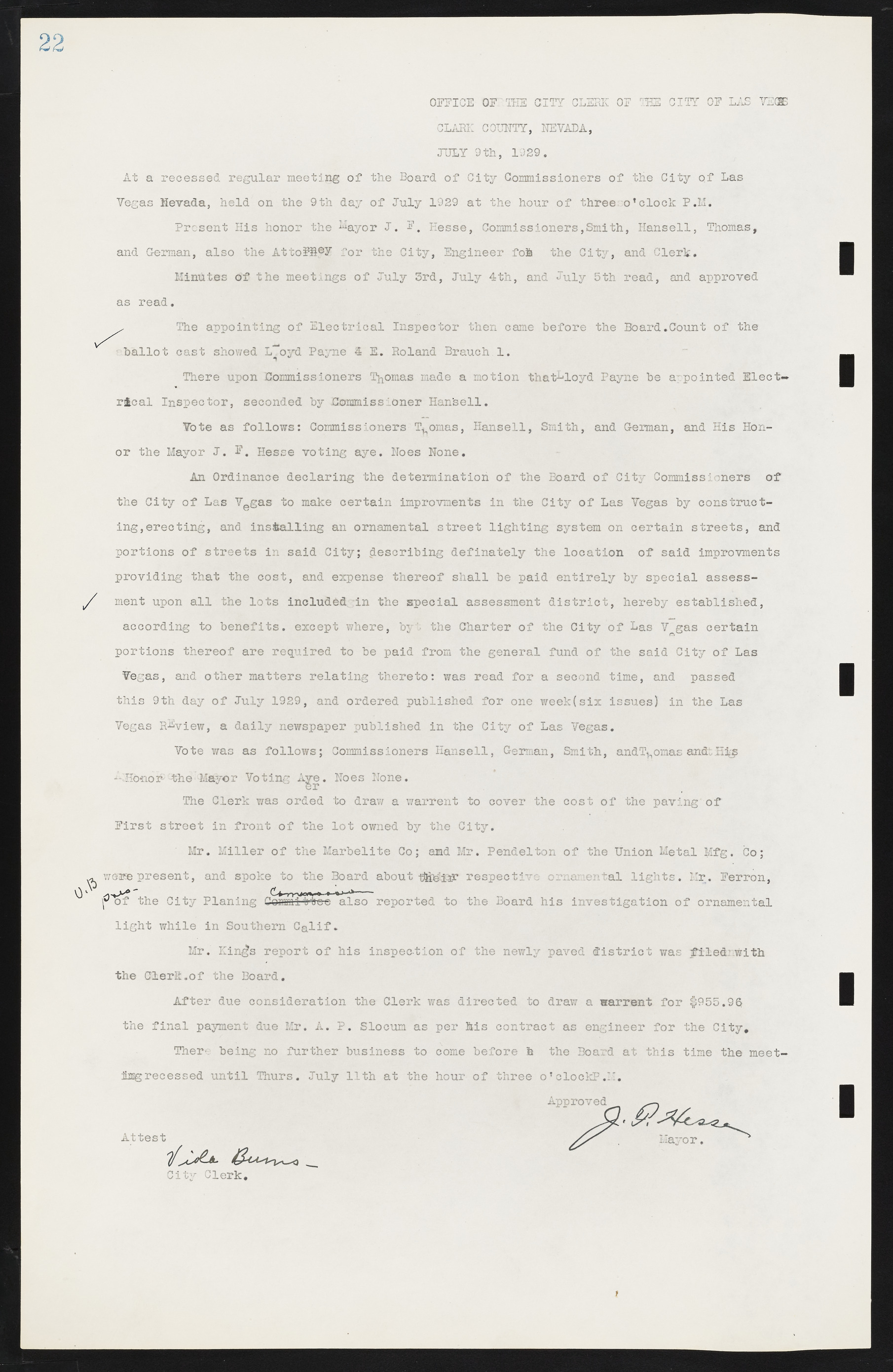 Las Vegas City Commission Minutes, May 14, 1929 to February 11, 1937, lvc000003-28