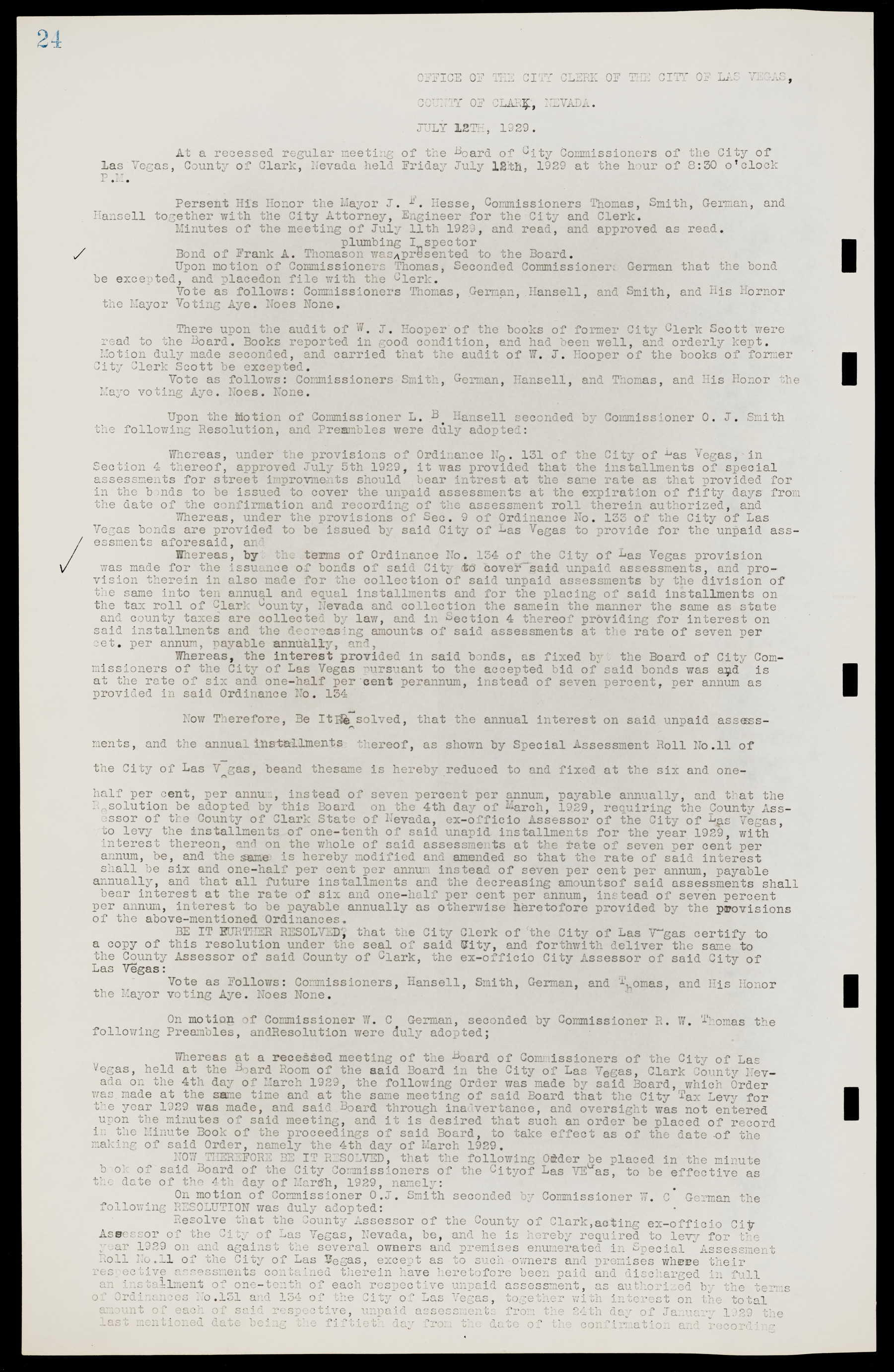 Las Vegas City Commission Minutes, May 14, 1929 to February 11, 1937, lvc000003-30