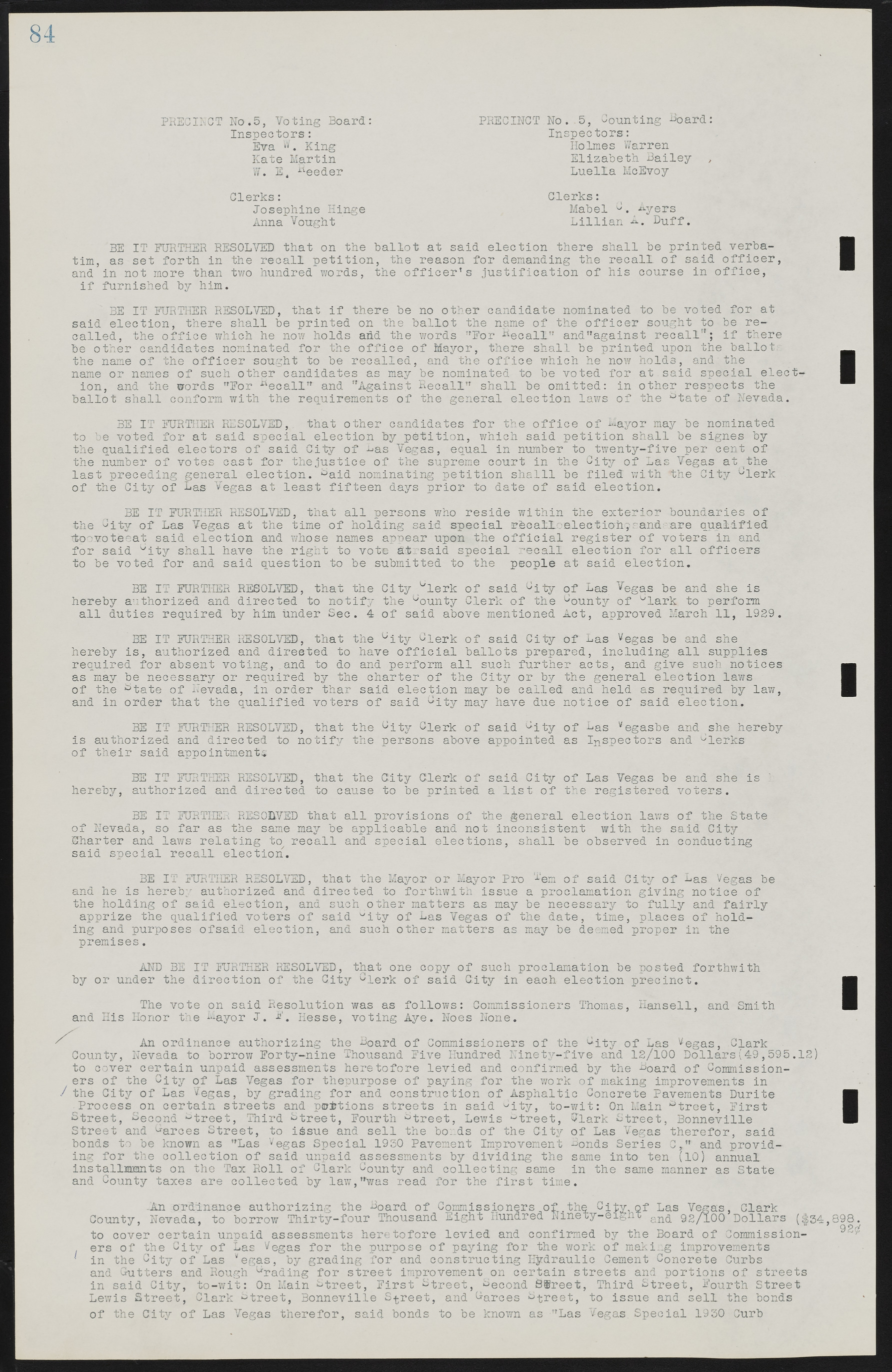 Las Vegas City Commission Minutes, May 14, 1929 to February 11, 1937, lvc000003-90