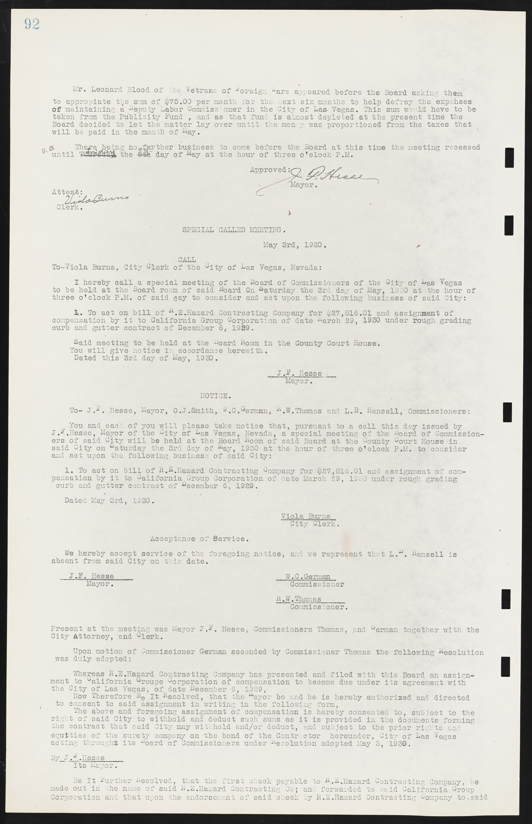 Las Vegas City Commission Minutes, May 14, 1929 to February 11, 1937, lvc000003-98