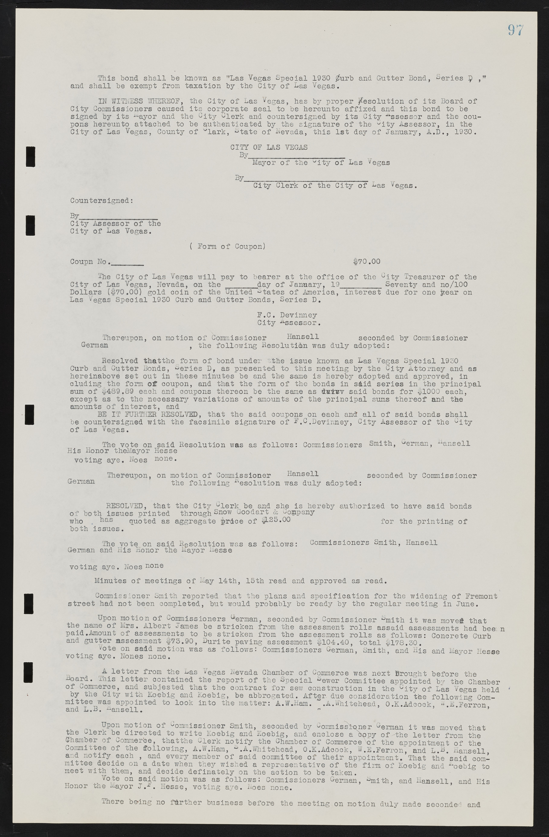 Las Vegas City Commission Minutes, May 14, 1929 to February 11, 1937, lvc000003-103