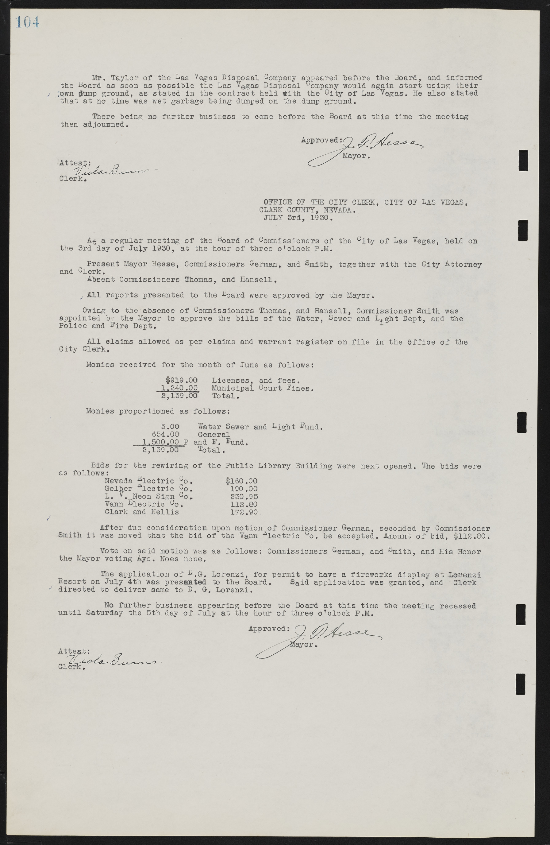 Las Vegas City Commission Minutes, May 14, 1929 to February 11, 1937, lvc000003-110
