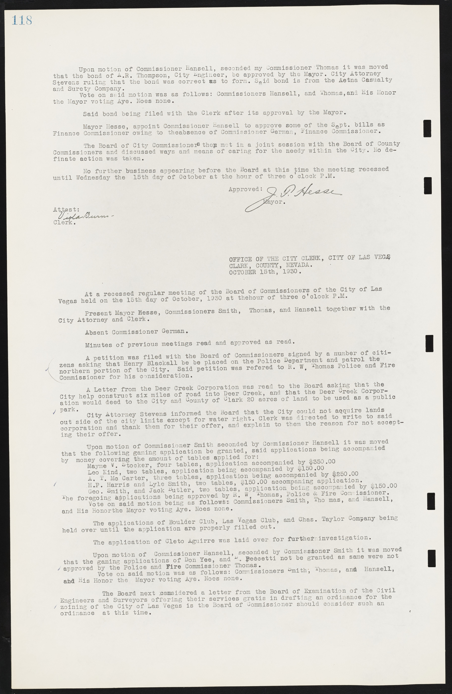 Las Vegas City Commission Minutes, May 14, 1929 to February 11, 1937, lvc000003-124