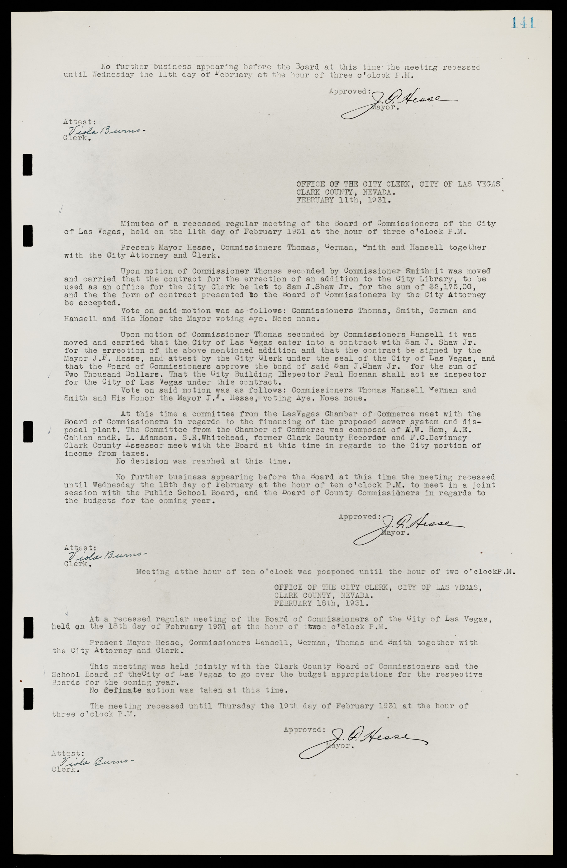 Las Vegas City Commission Minutes, May 14, 1929 to February 11, 1937, lvc000003-147