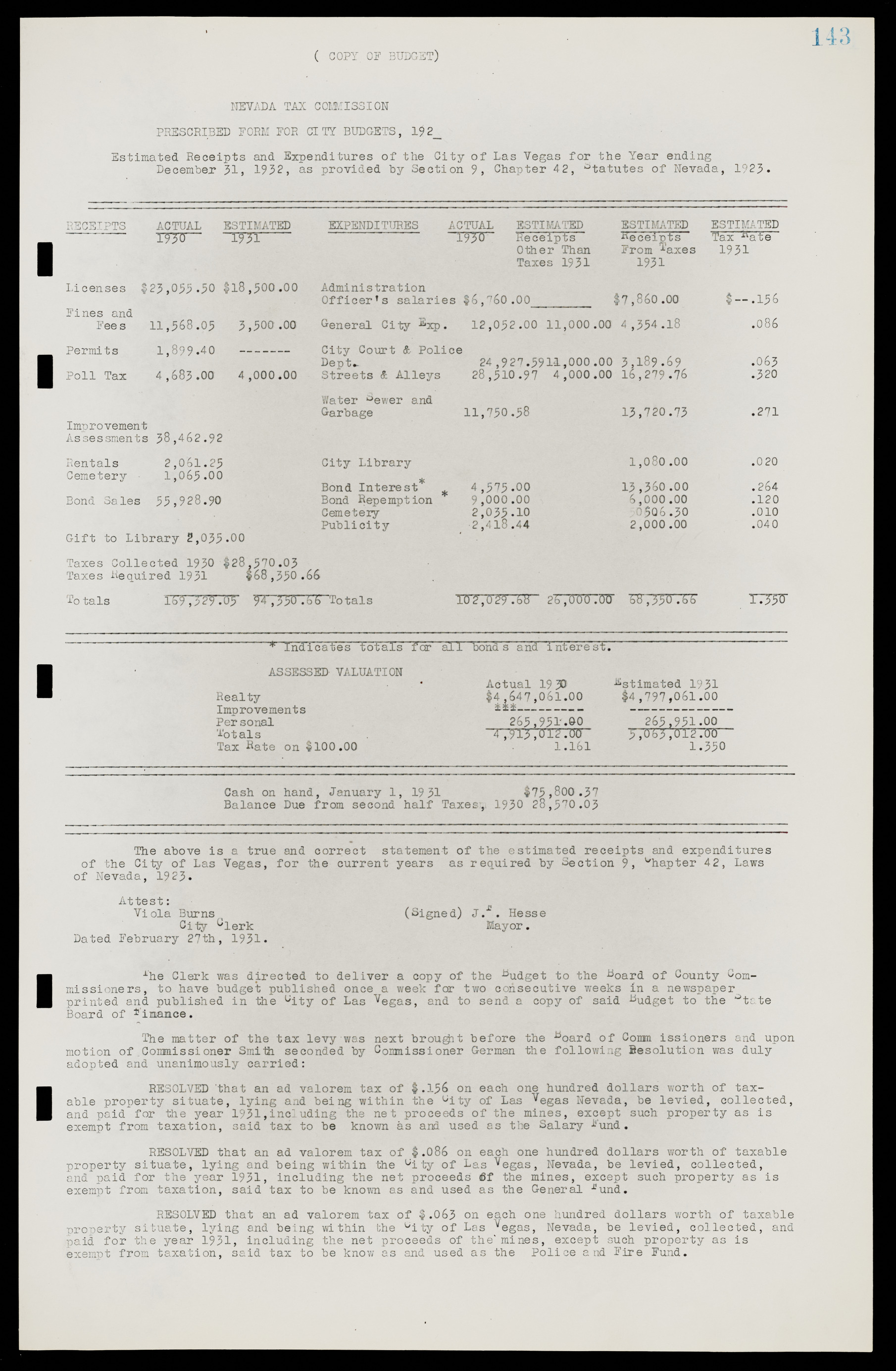 Las Vegas City Commission Minutes, May 14, 1929 to February 11, 1937, lvc000003-149