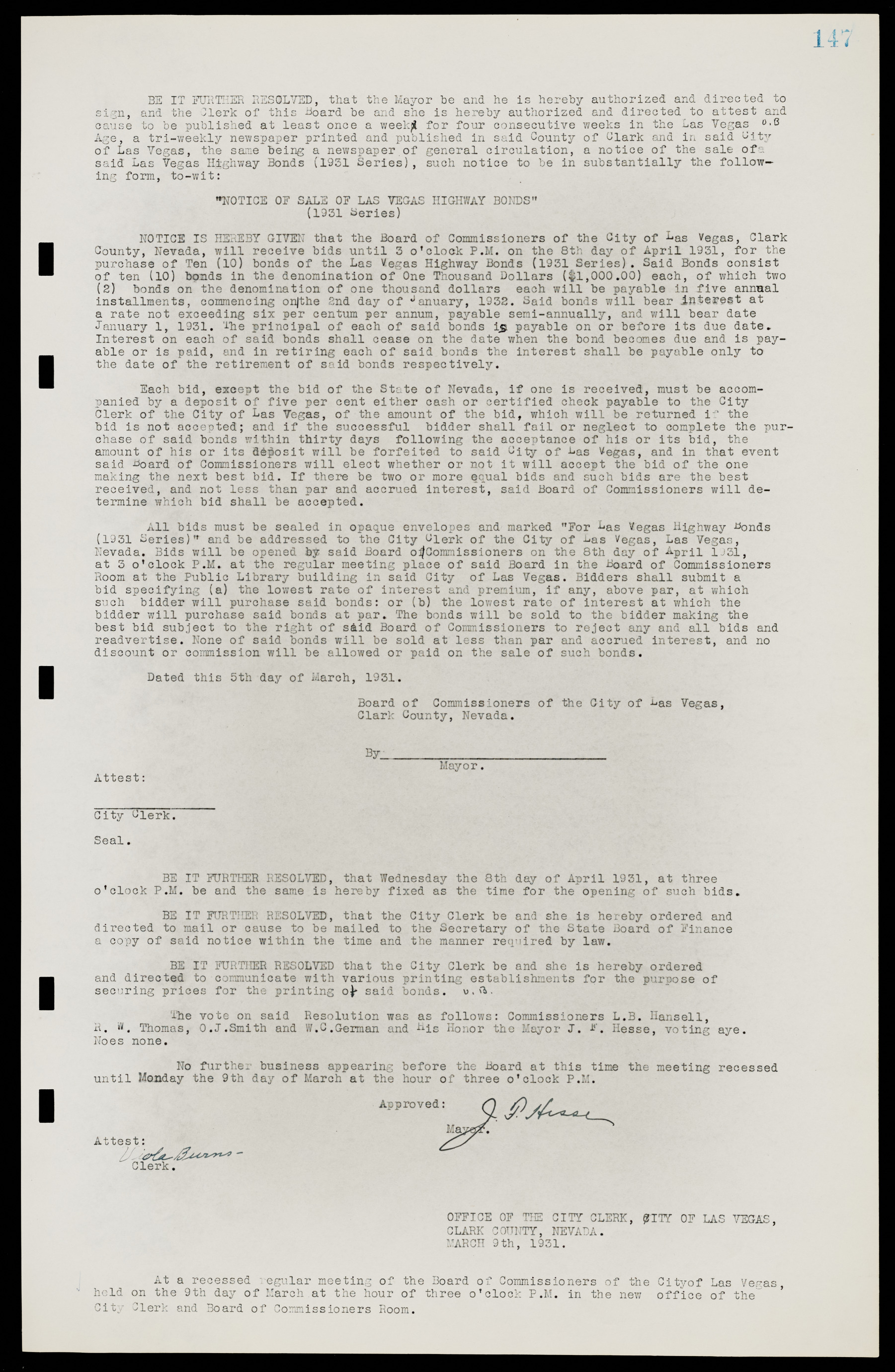 Las Vegas City Commission Minutes, May 14, 1929 to February 11, 1937, lvc000003-153
