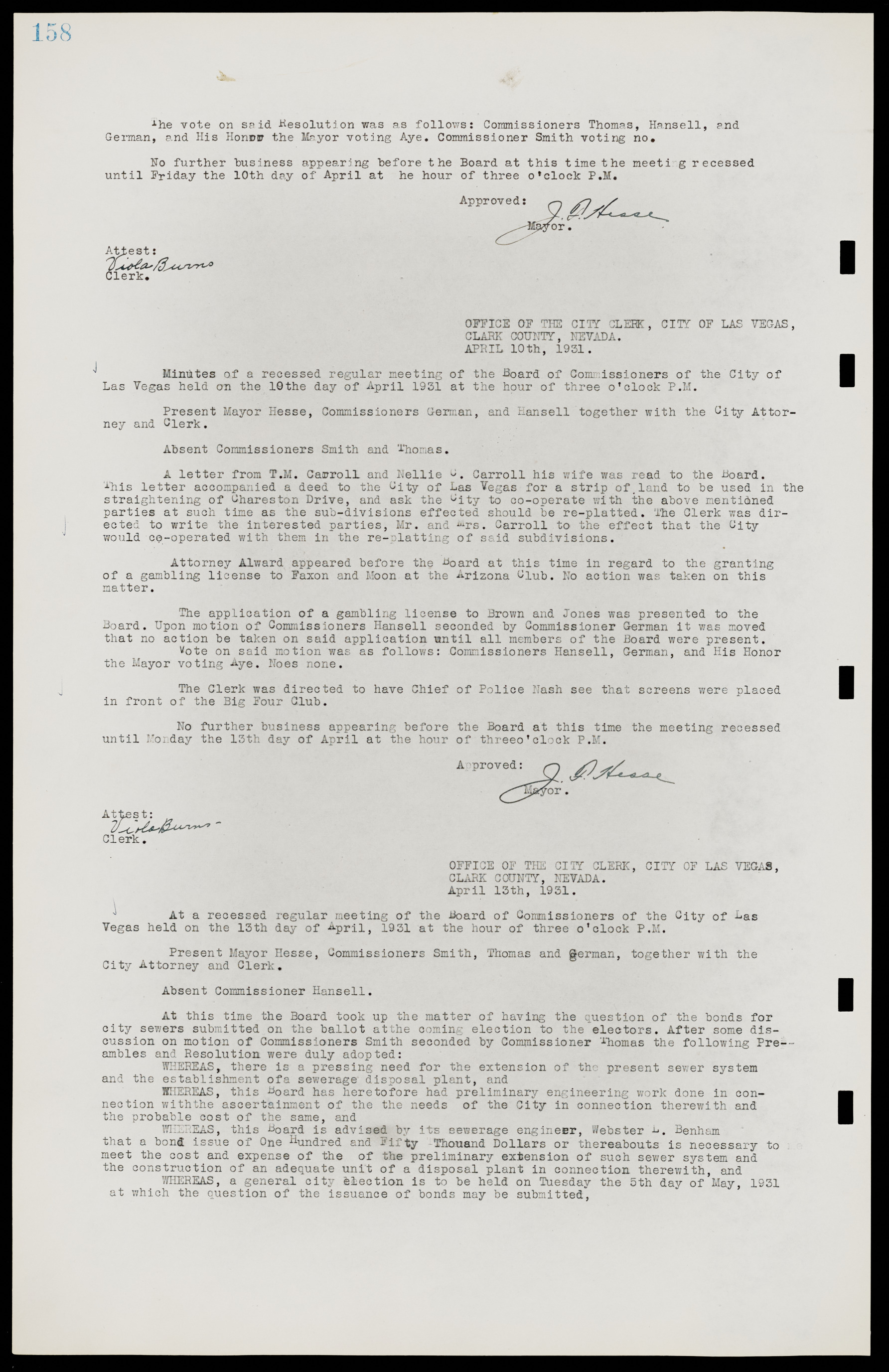 Las Vegas City Commission Minutes, May 14, 1929 to February 11, 1937, lvc000003-164