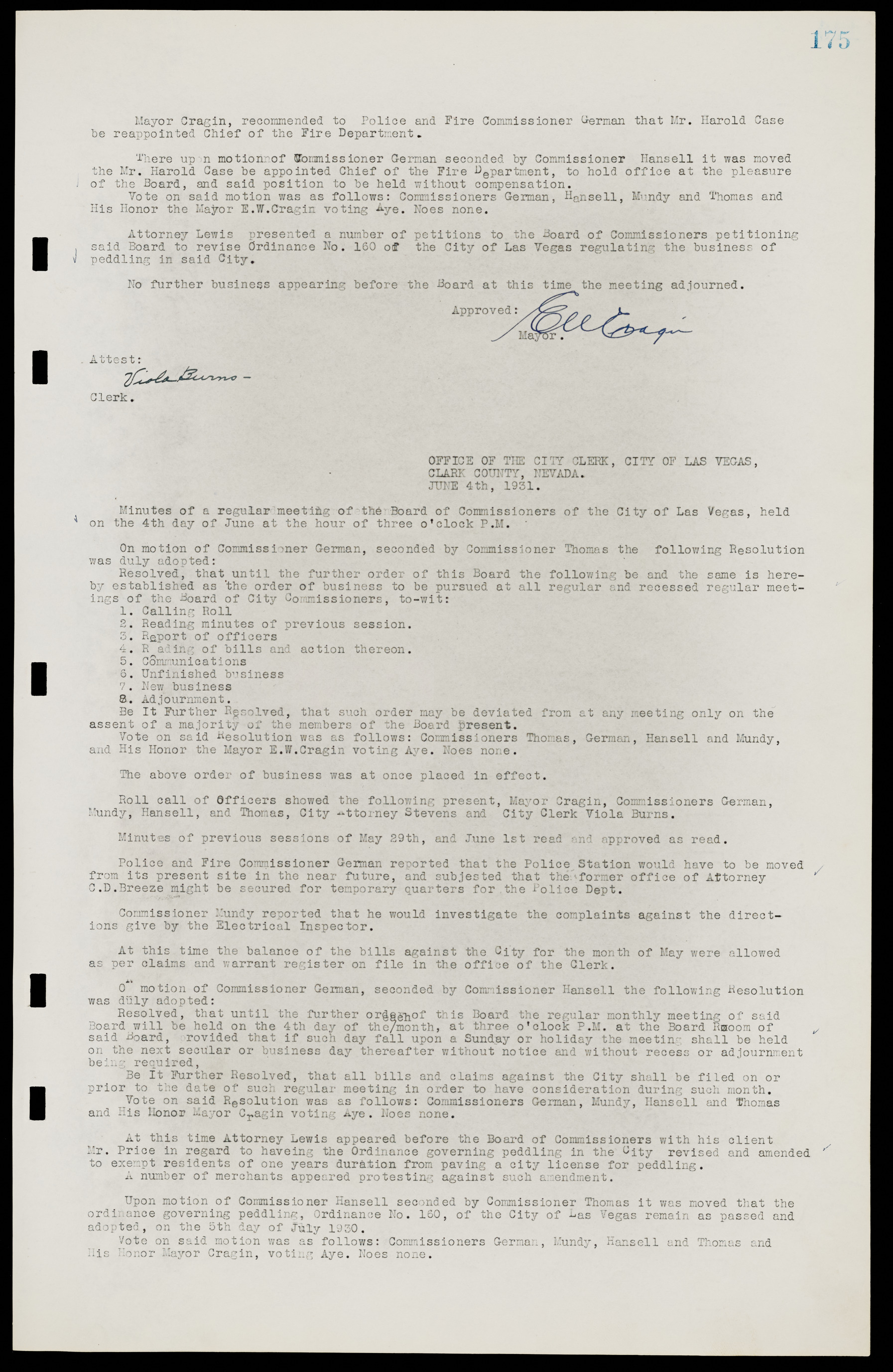 Las Vegas City Commission Minutes, May 14, 1929 to February 11, 1937, lvc000003-181