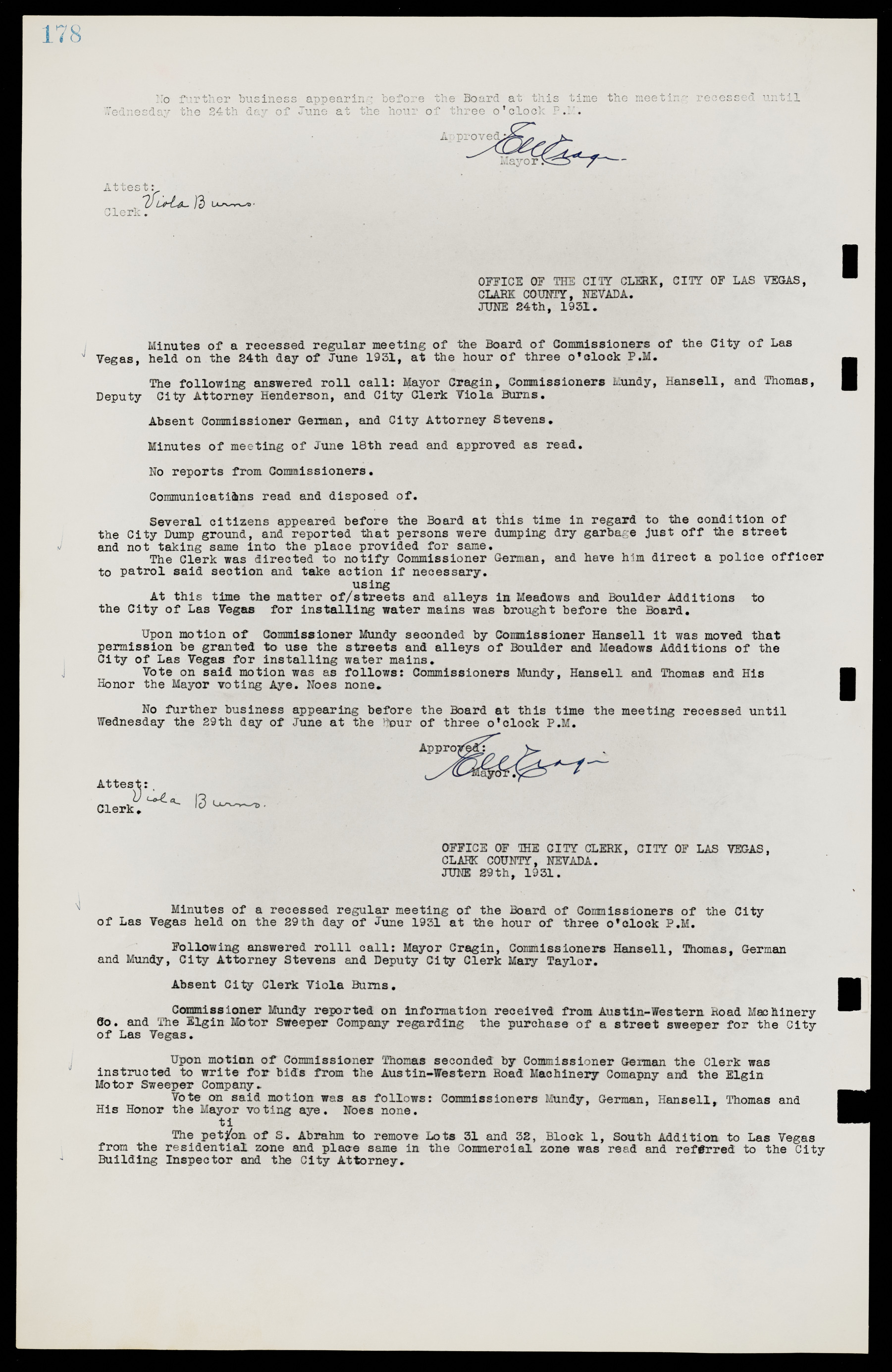 Las Vegas City Commission Minutes, May 14, 1929 to February 11, 1937, lvc000003-184