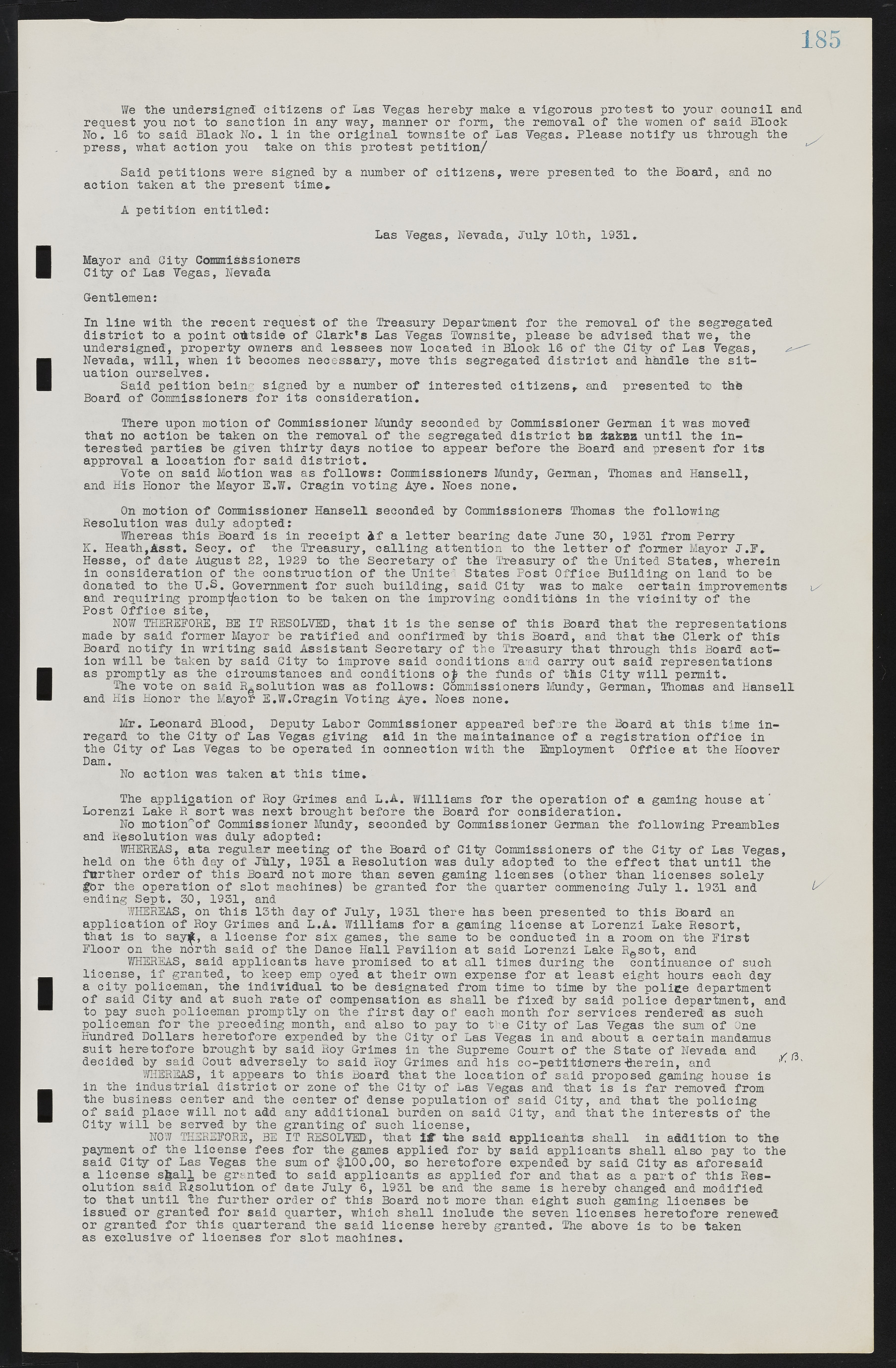 Las Vegas City Commission Minutes, May 14, 1929 to February 11, 1937, lvc000003-191