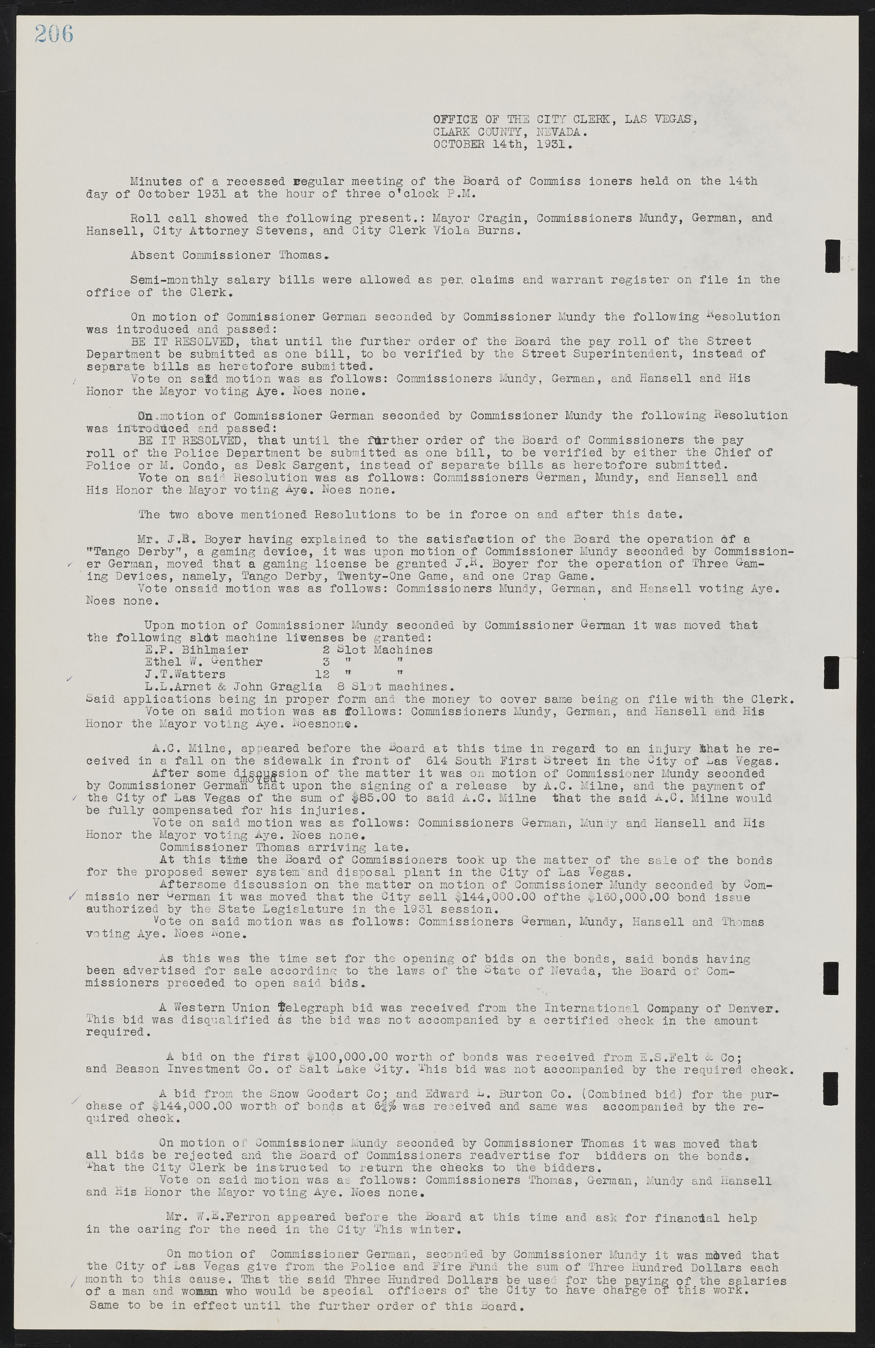 Las Vegas City Commission Minutes, May 14, 1929 to February 11, 1937, lvc000003-212