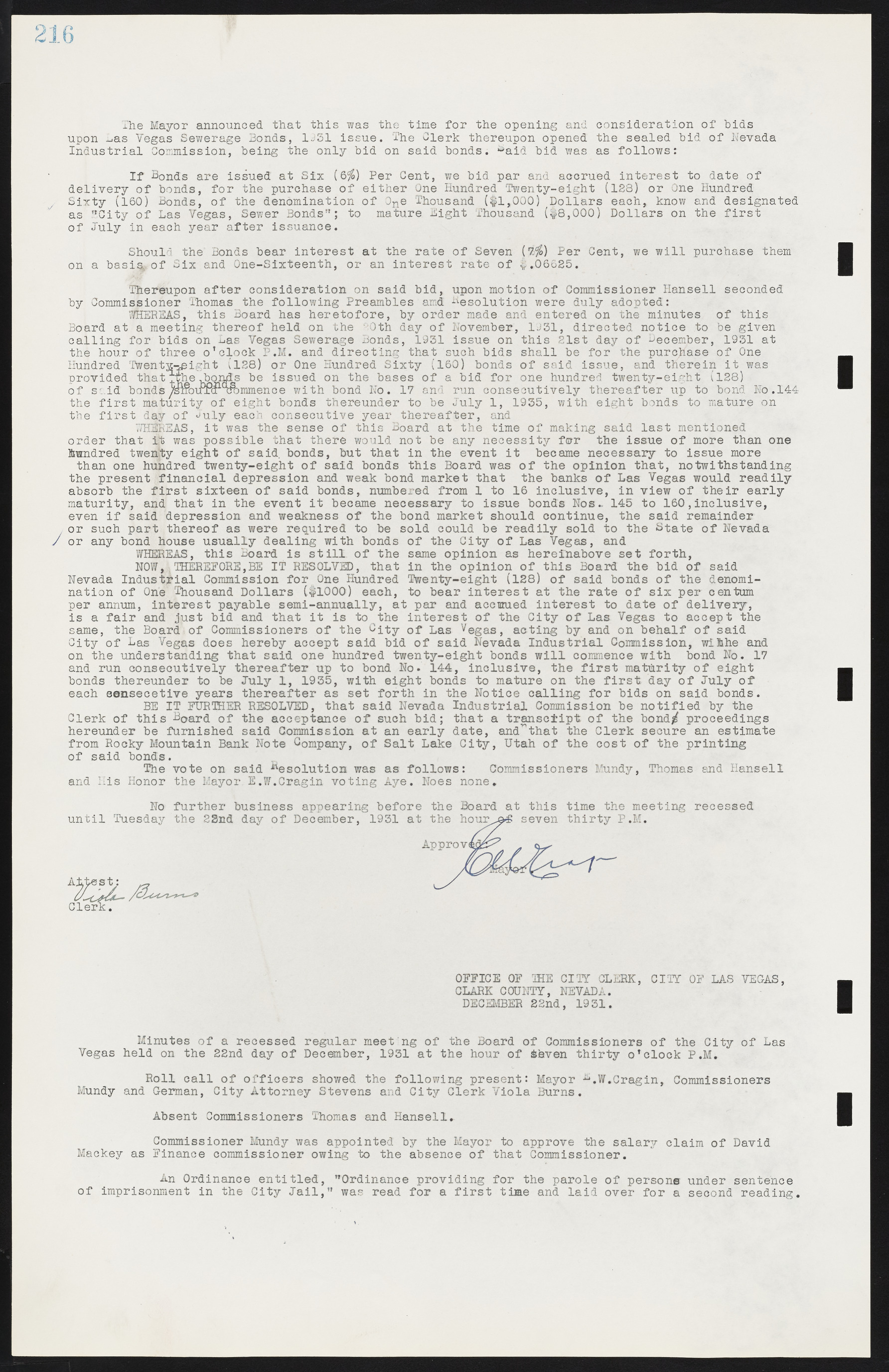 Las Vegas City Commission Minutes, May 14, 1929 to February 11, 1937, lvc000003-222