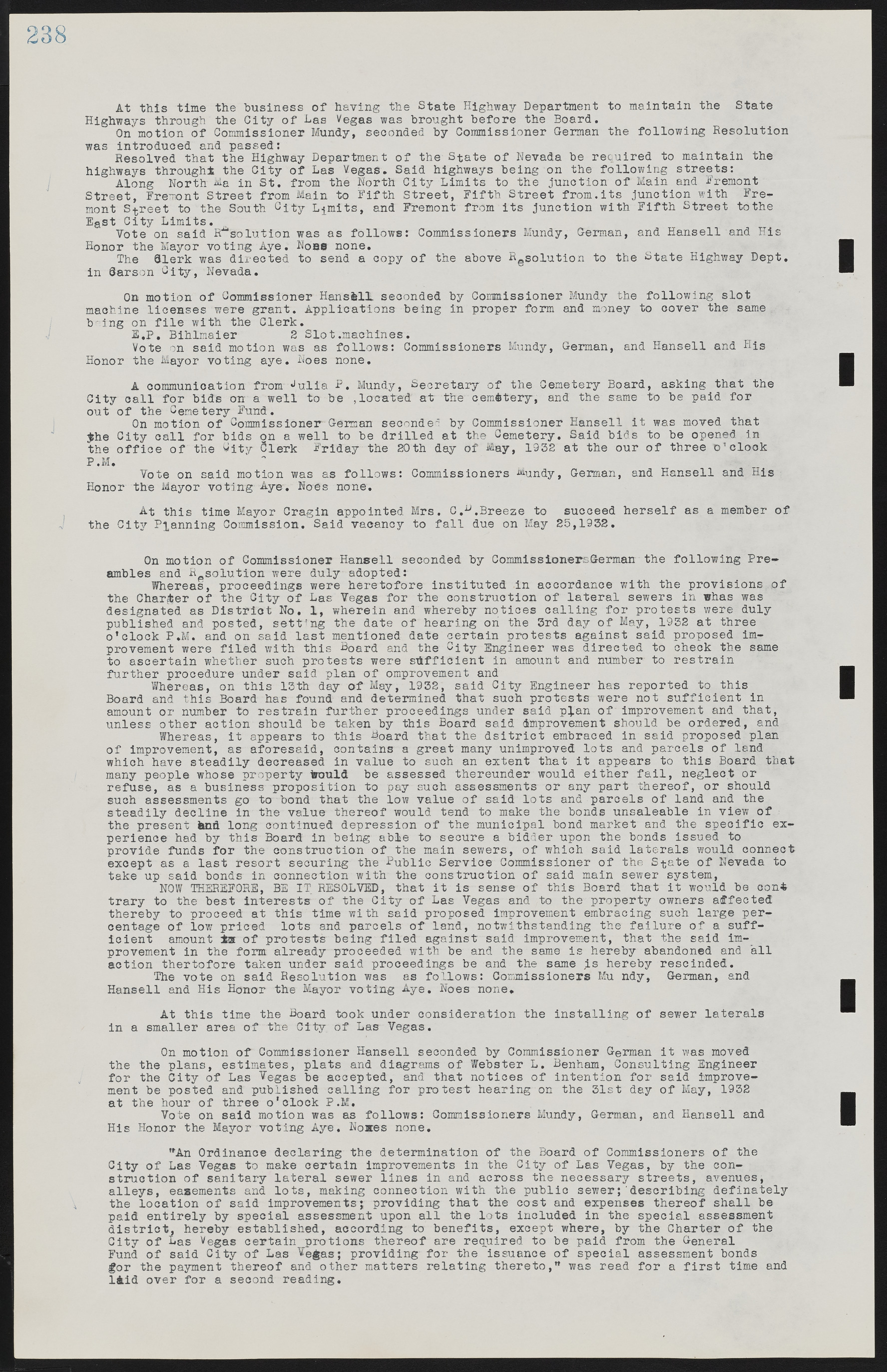 Las Vegas City Commission Minutes, May 14, 1929 to February 11, 1937, lvc000003-244