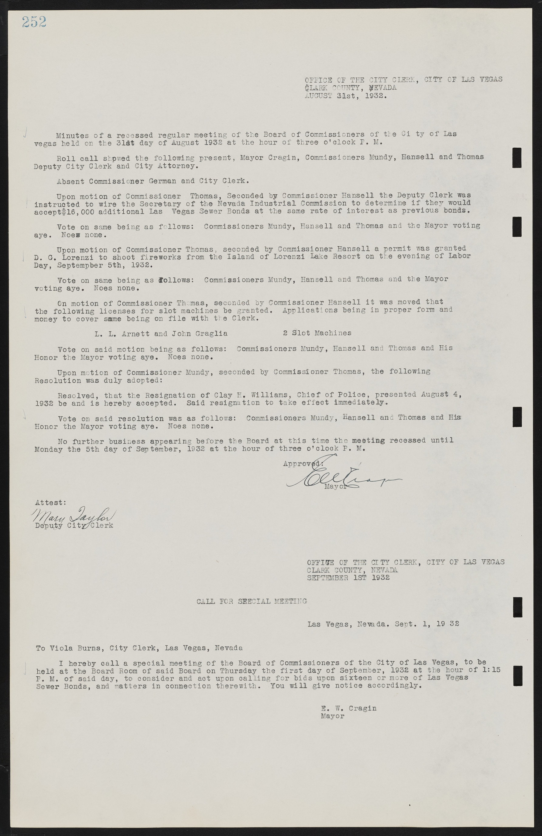 Las Vegas City Commission Minutes, May 14, 1929 to February 11, 1937, lvc000003-258
