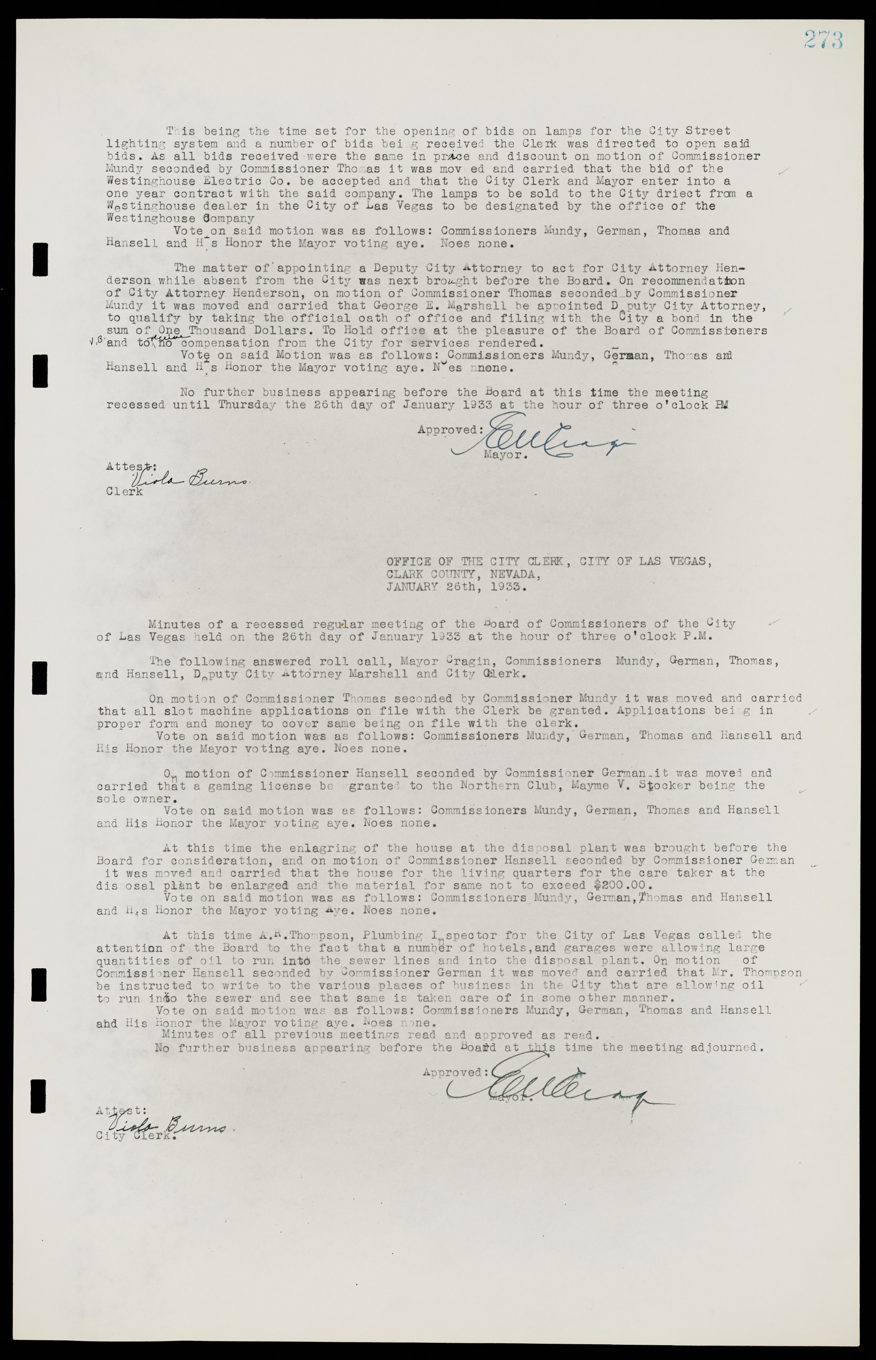 Las Vegas City Commission Minutes, May 14, 1929 to February 11, 1937, lvc000003-279