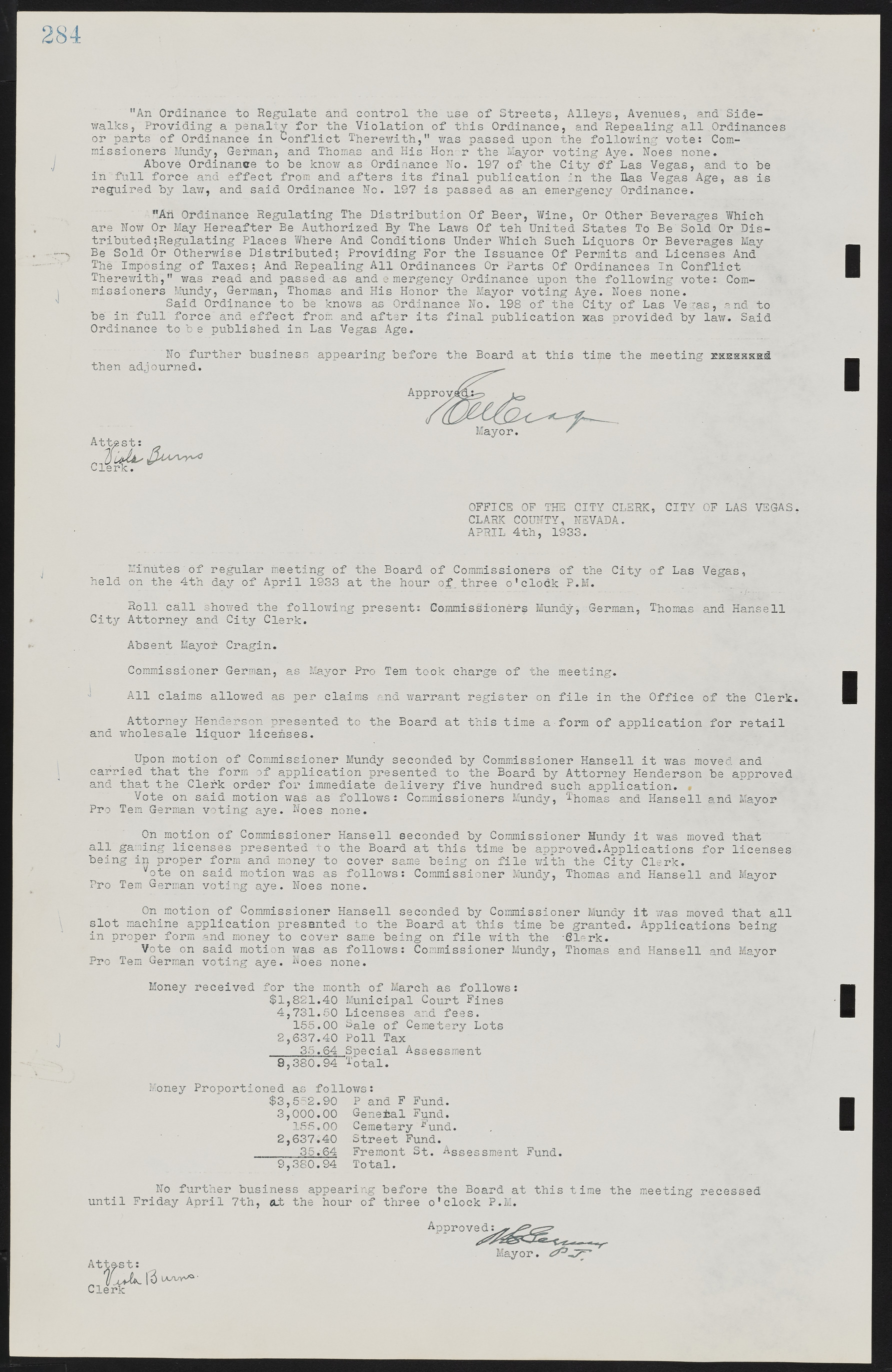 Las Vegas City Commission Minutes, May 14, 1929 to February 11, 1937, lvc000003-290