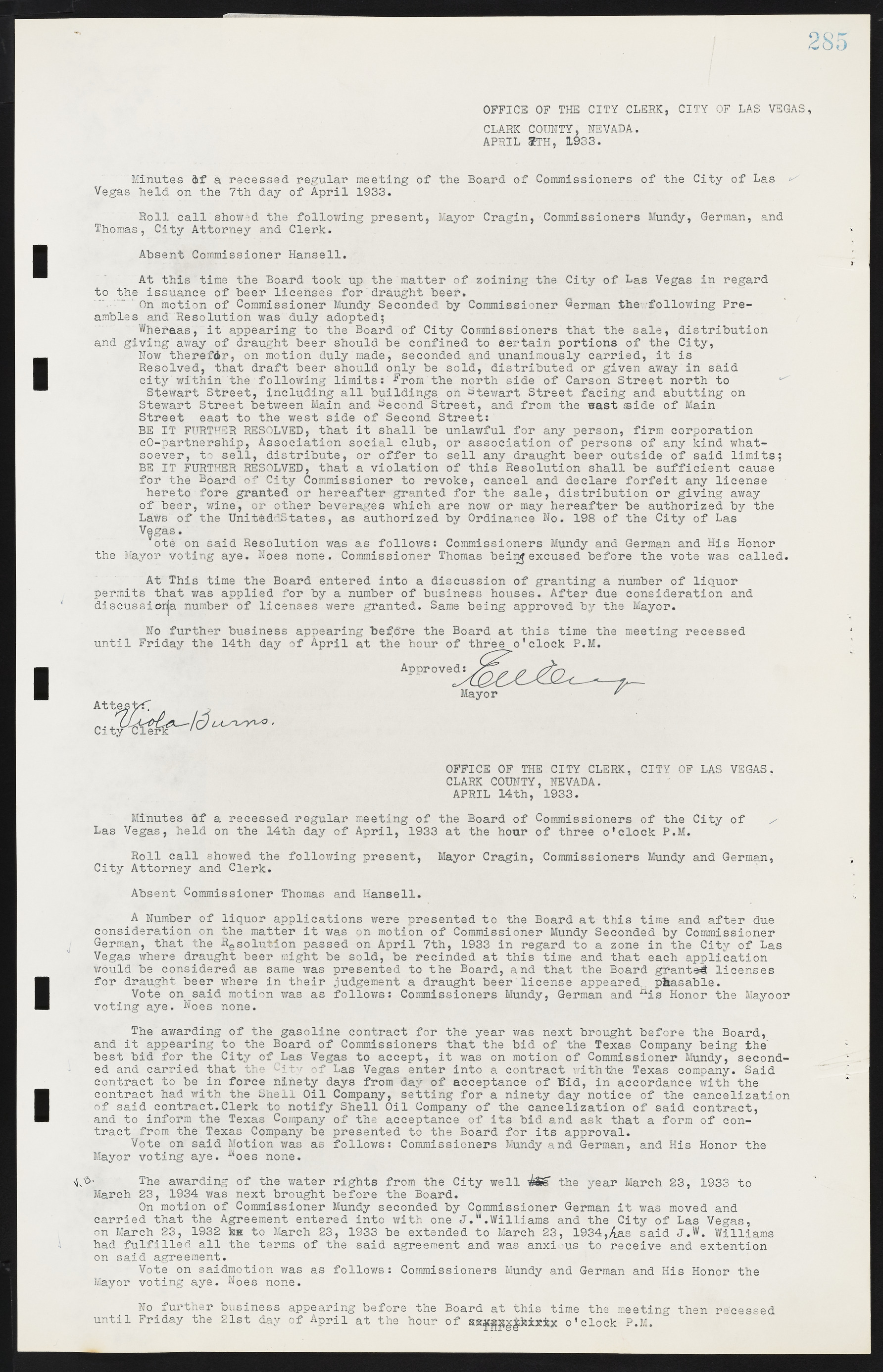 Las Vegas City Commission Minutes, May 14, 1929 to February 11, 1937, lvc000003-291
