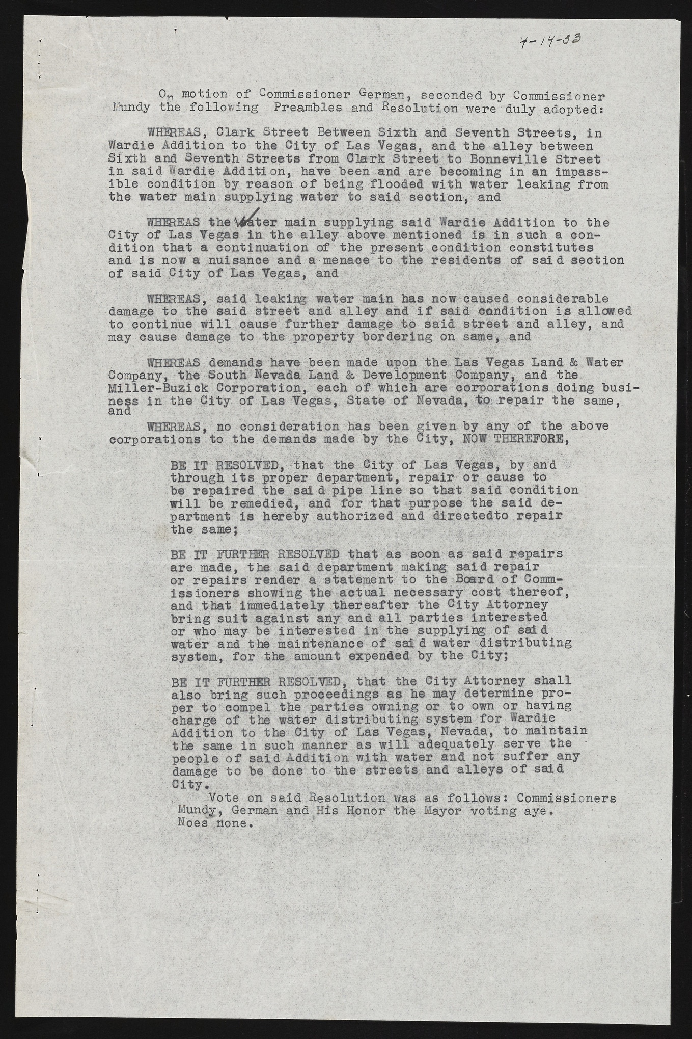 Las Vegas City Commission Minutes, May 14, 1929 to February 11, 1937, lvc000003-292