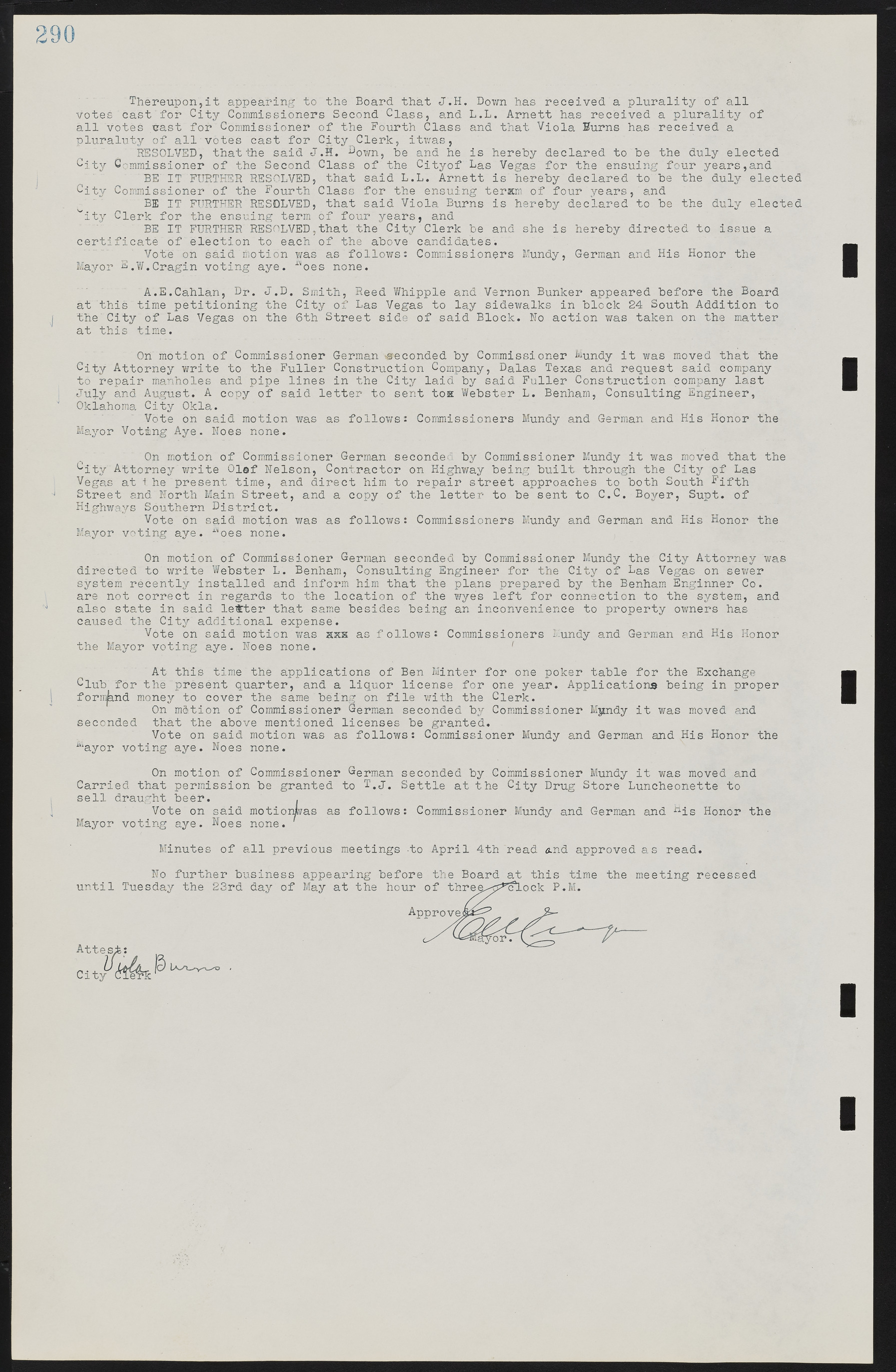 Las Vegas City Commission Minutes, May 14, 1929 to February 11, 1937, lvc000003-297