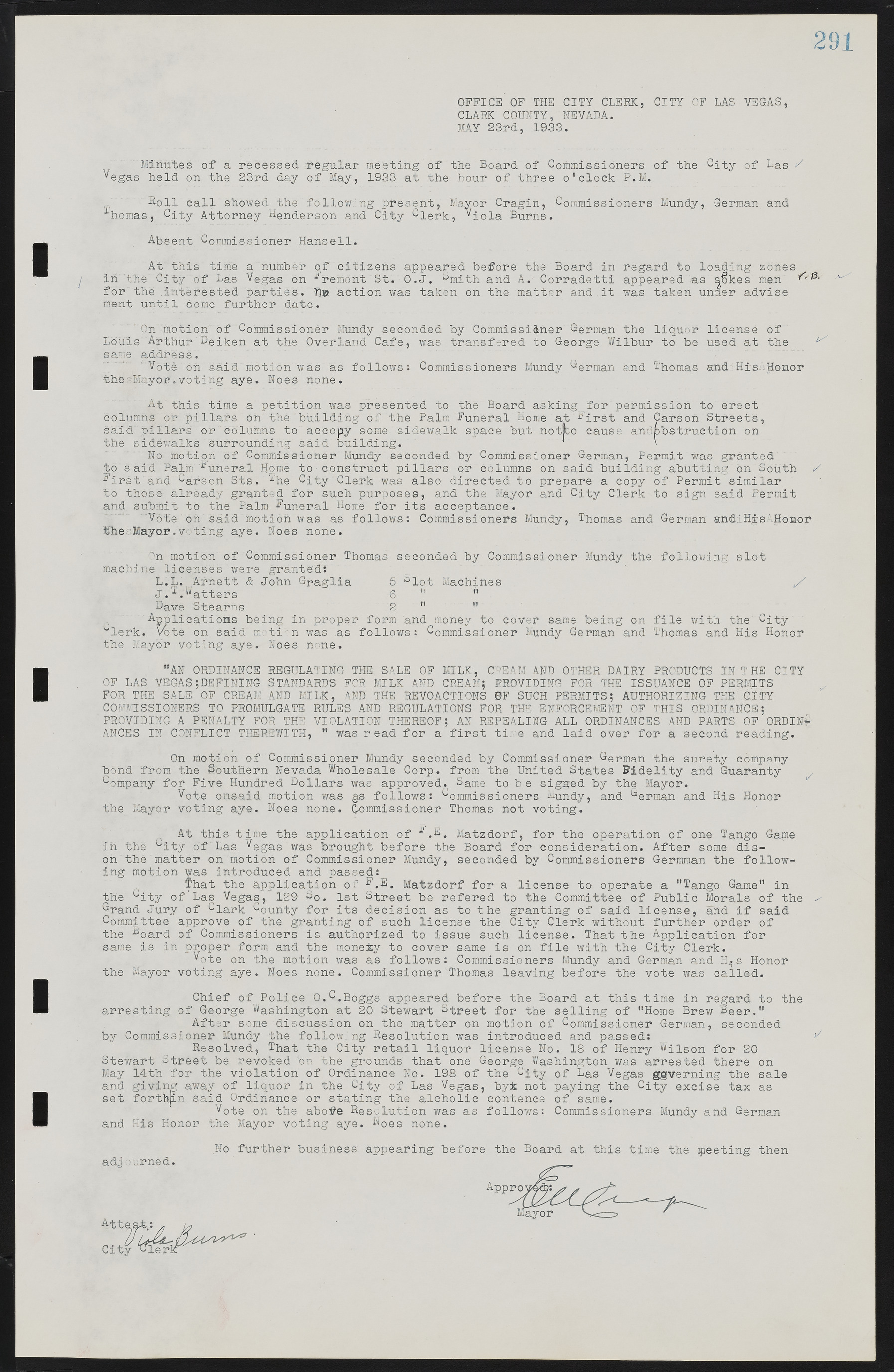 Las Vegas City Commission Minutes, May 14, 1929 to February 11, 1937, lvc000003-298