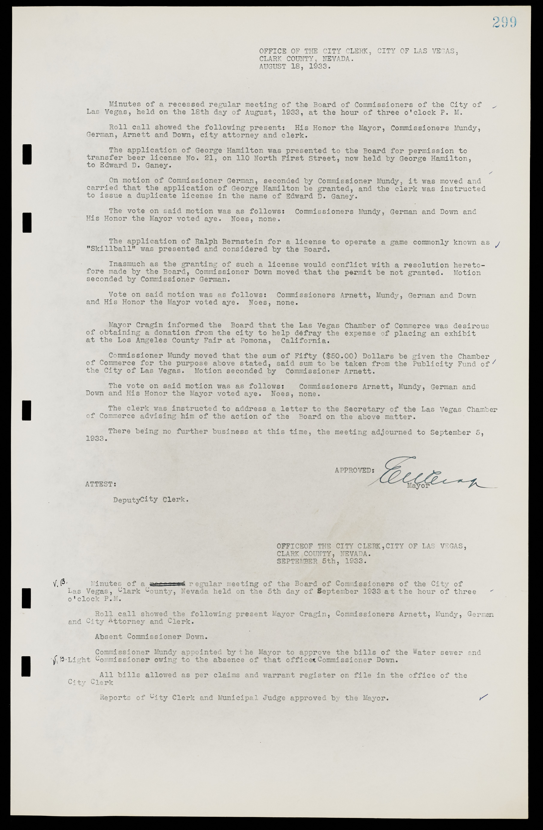 Las Vegas City Commission Minutes, May 14, 1929 to February 11, 1937, lvc000003-306