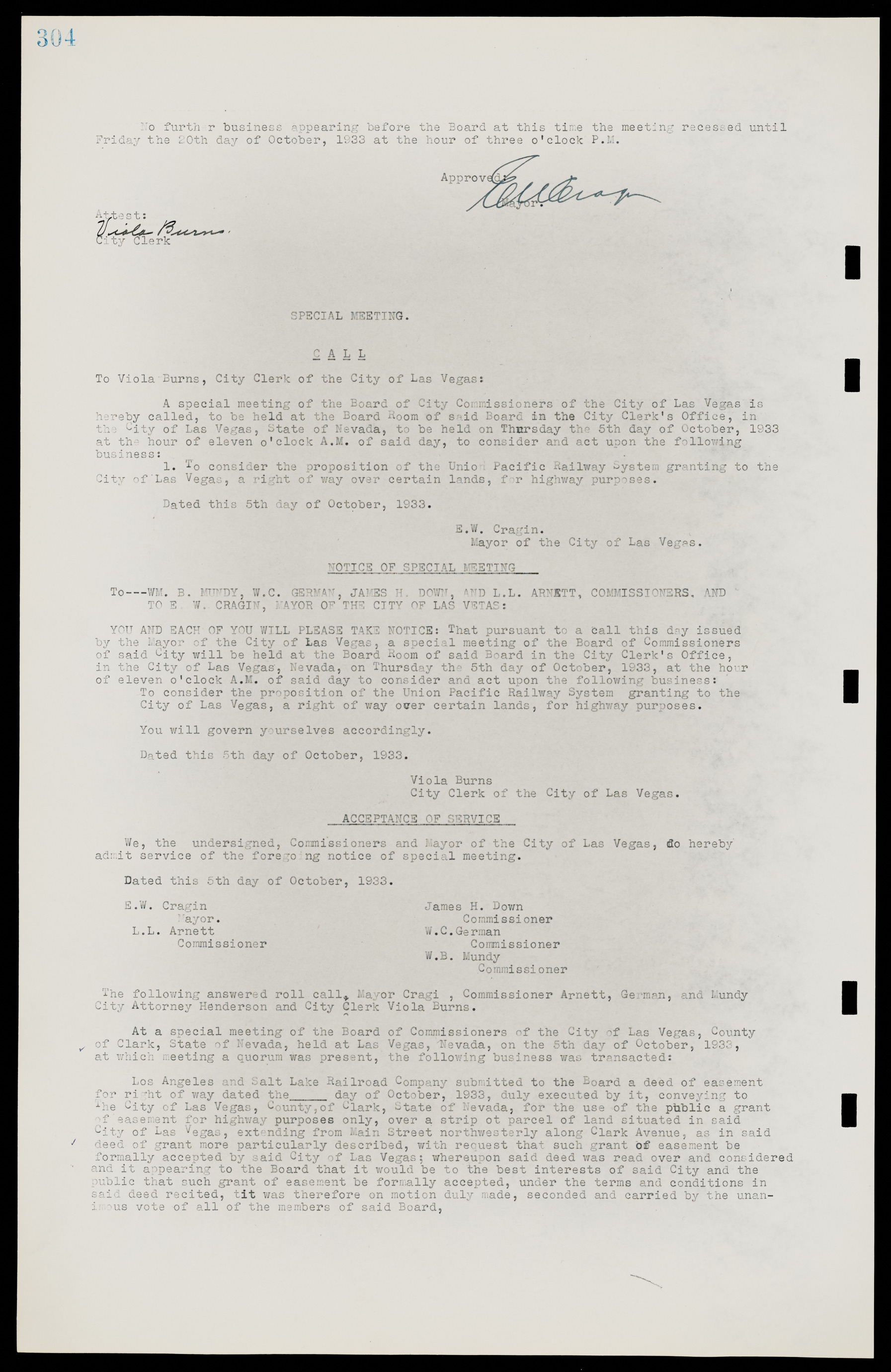 Las Vegas City Commission Minutes, May 14, 1929 to February 11, 1937, lvc000003-311