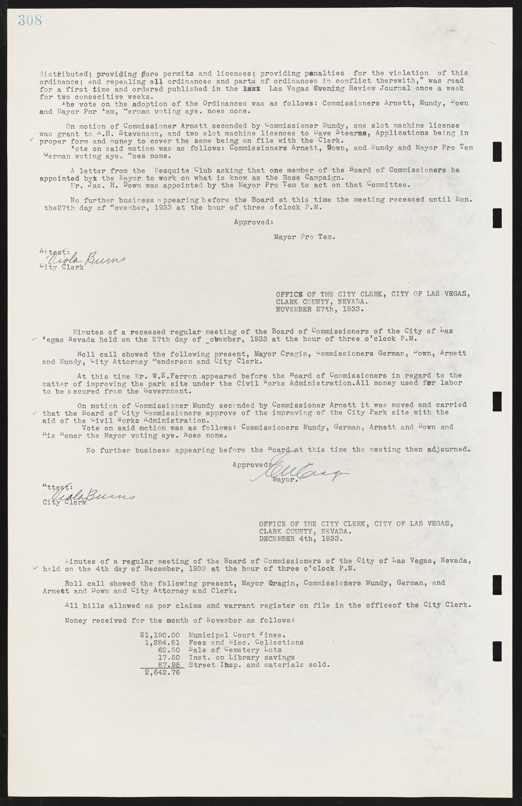 Las Vegas City Commission Minutes, May 14, 1929 to February 11, 1937, lvc000003-315