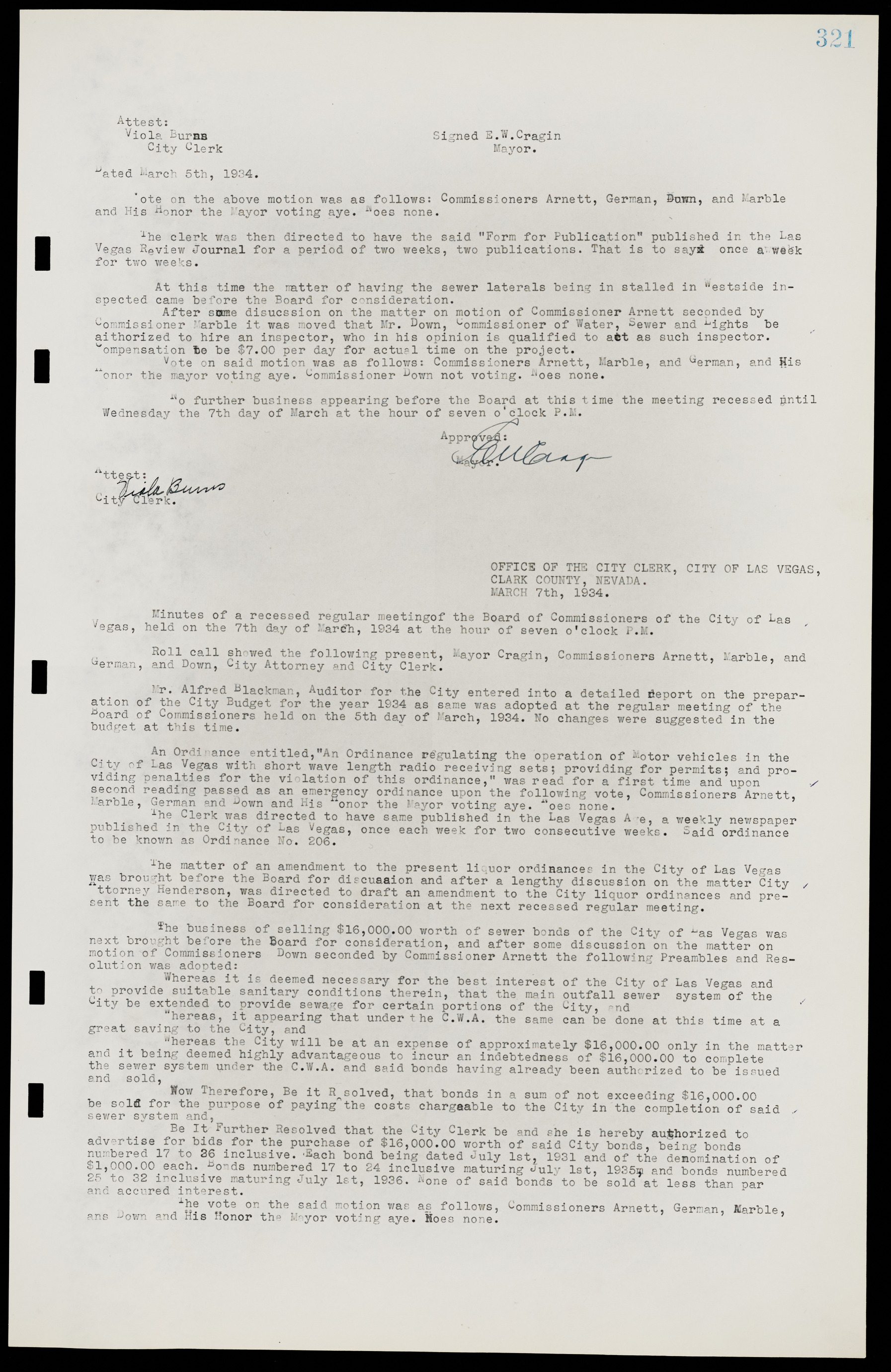 Las Vegas City Commission Minutes, May 14, 1929 to February 11, 1937, lvc000003-328