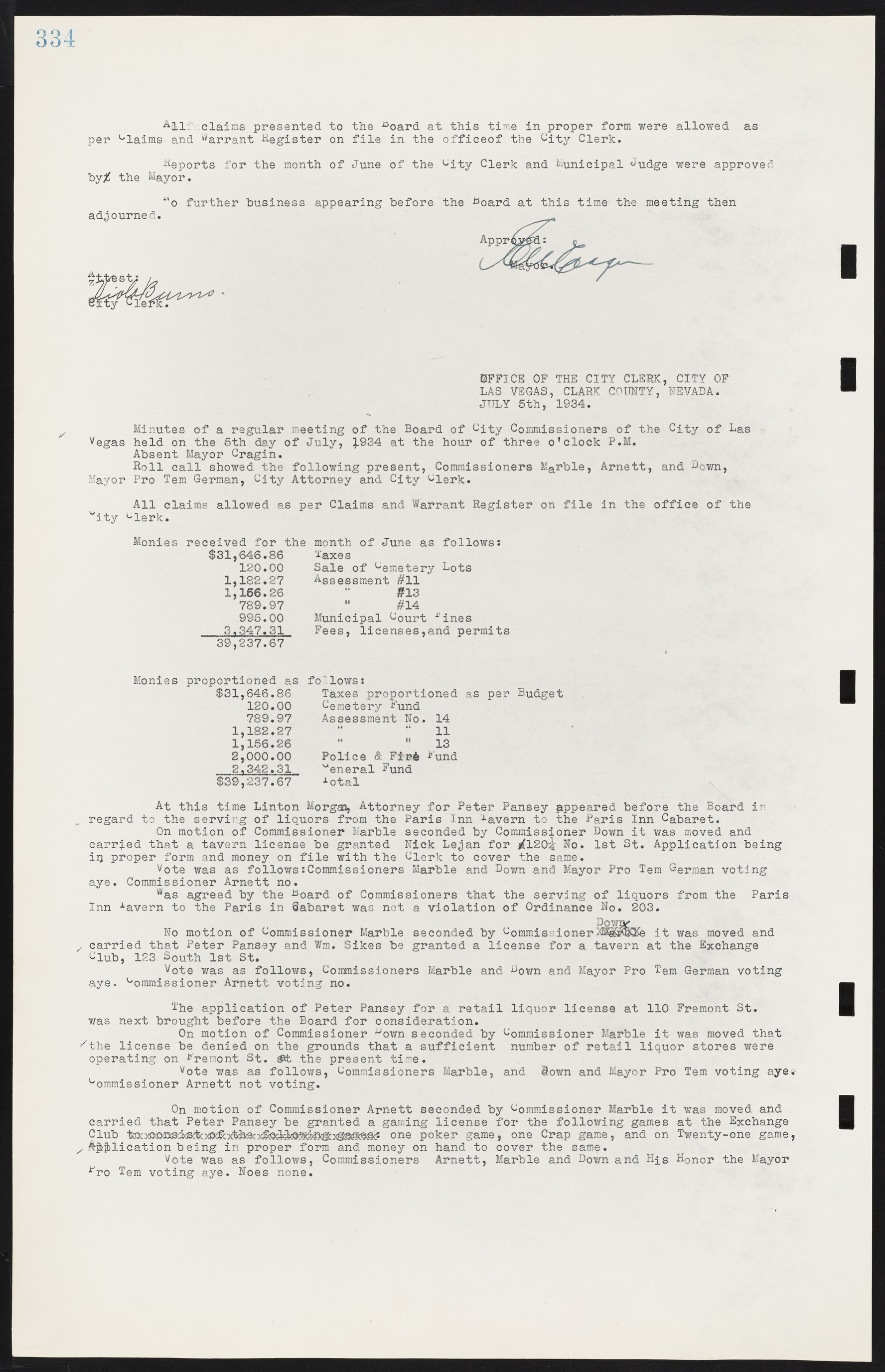 Las Vegas City Commission Minutes, May 14, 1929 to February 11, 1937, lvc000003-341