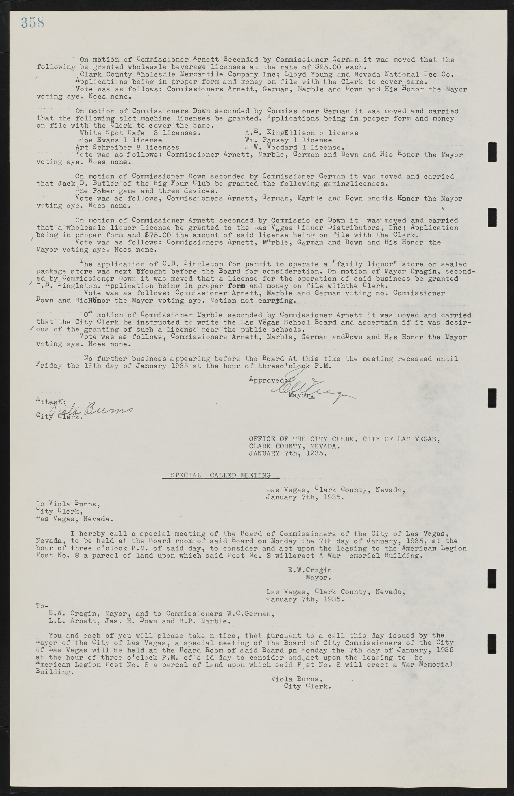 Las Vegas City Commission Minutes, May 14, 1929 to February 11, 1937, lvc000003-365