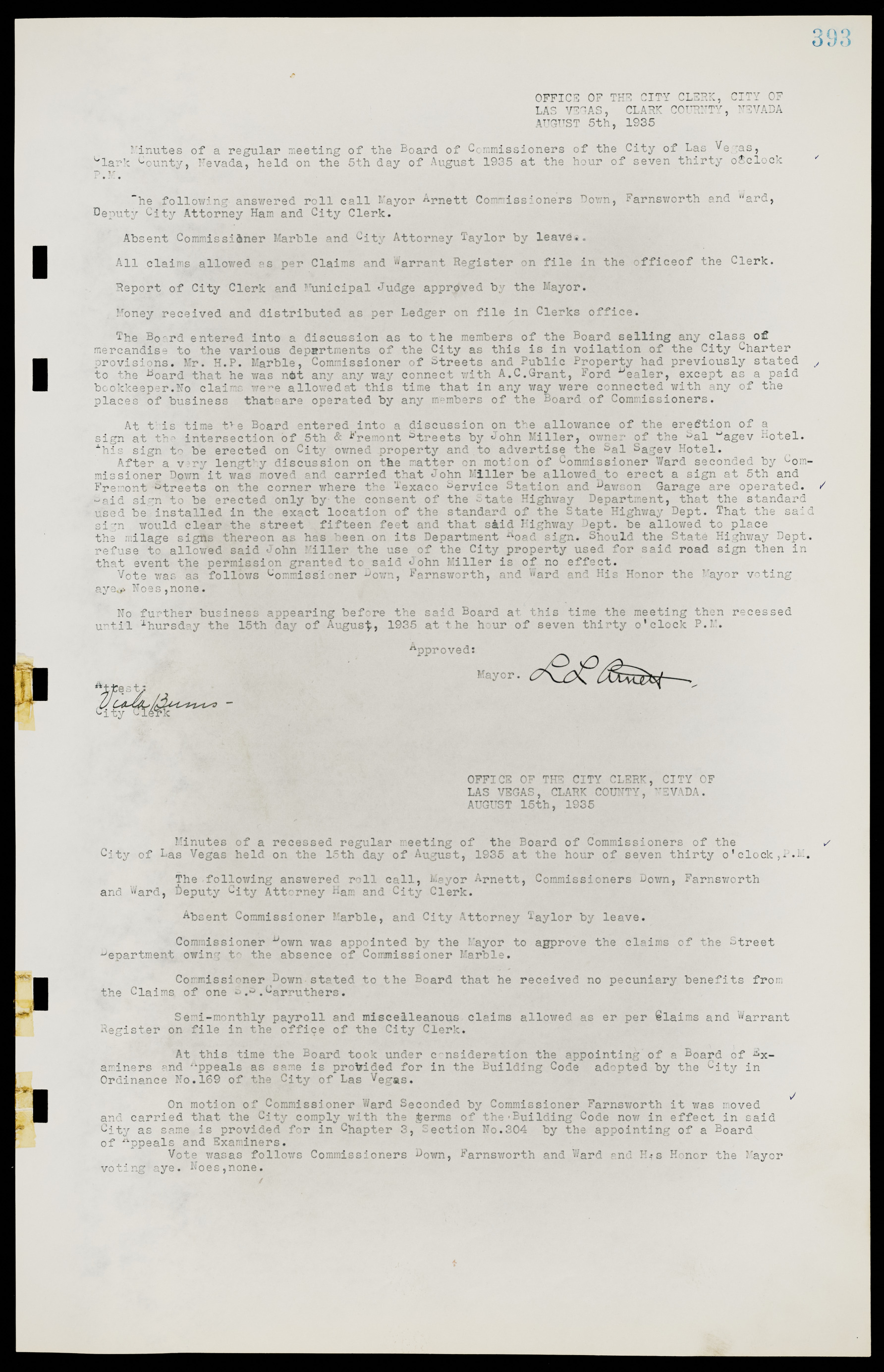 Las Vegas City Commission Minutes, May 14, 1929 to February 11, 1937, lvc000003-400