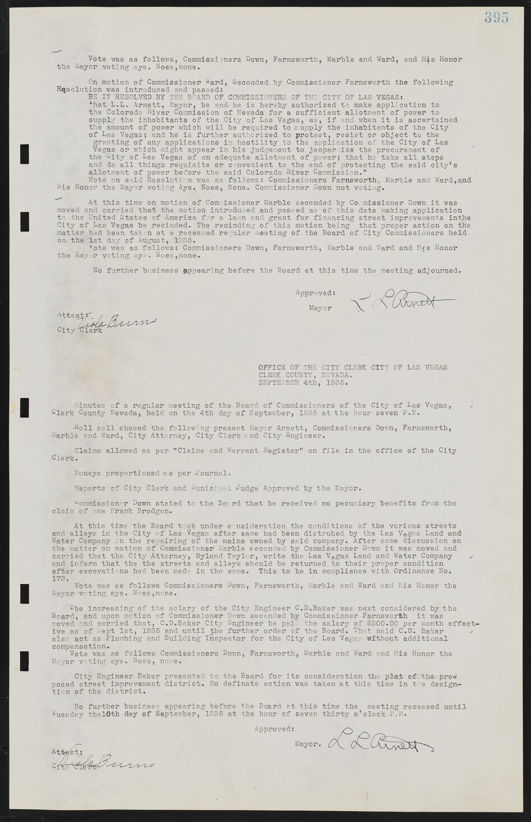 Las Vegas City Commission Minutes, May 14, 1929 to February 11, 1937, lvc000003-402