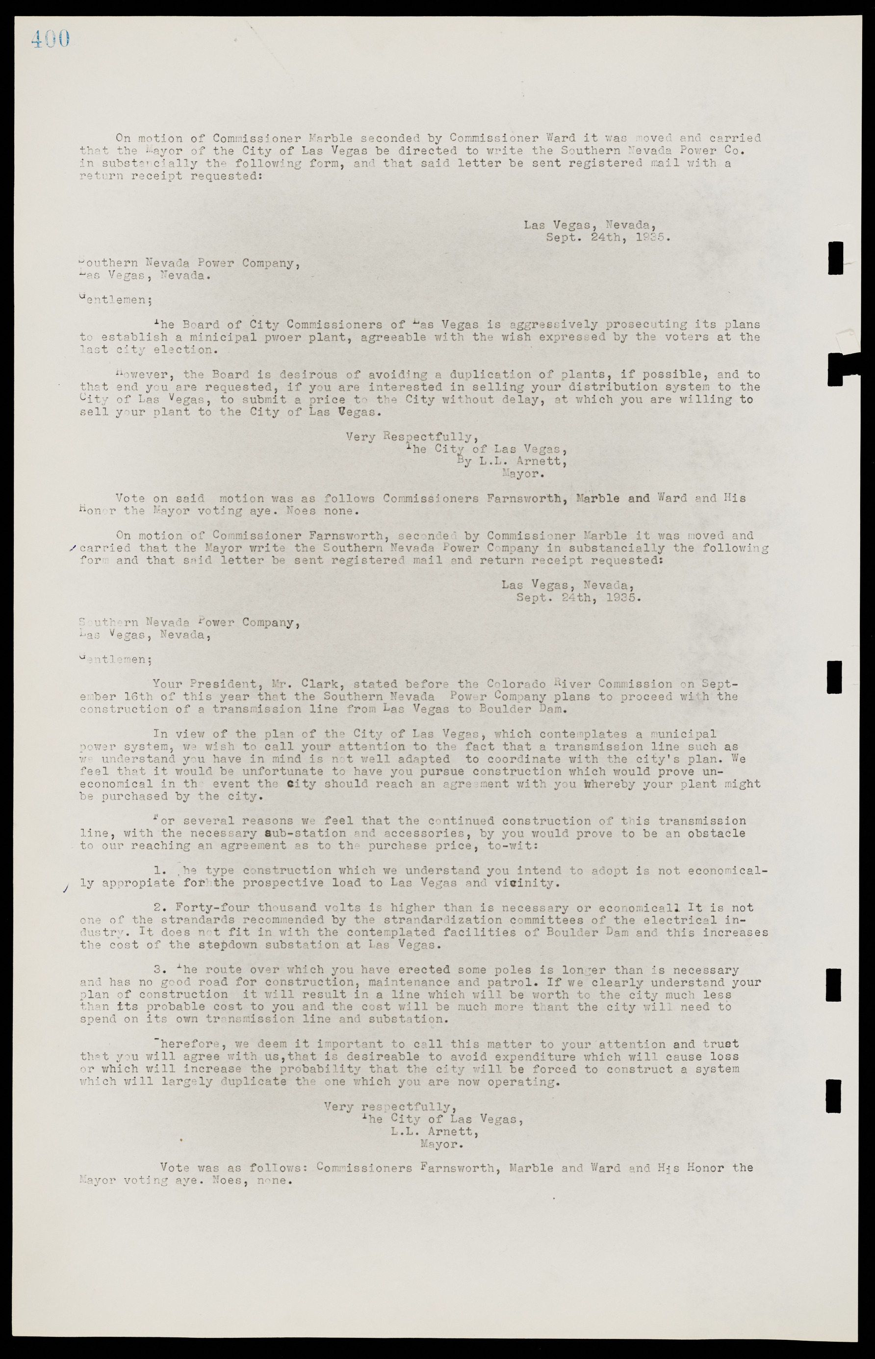 Las Vegas City Commission Minutes, May 14, 1929 to February 11, 1937, lvc000003-407