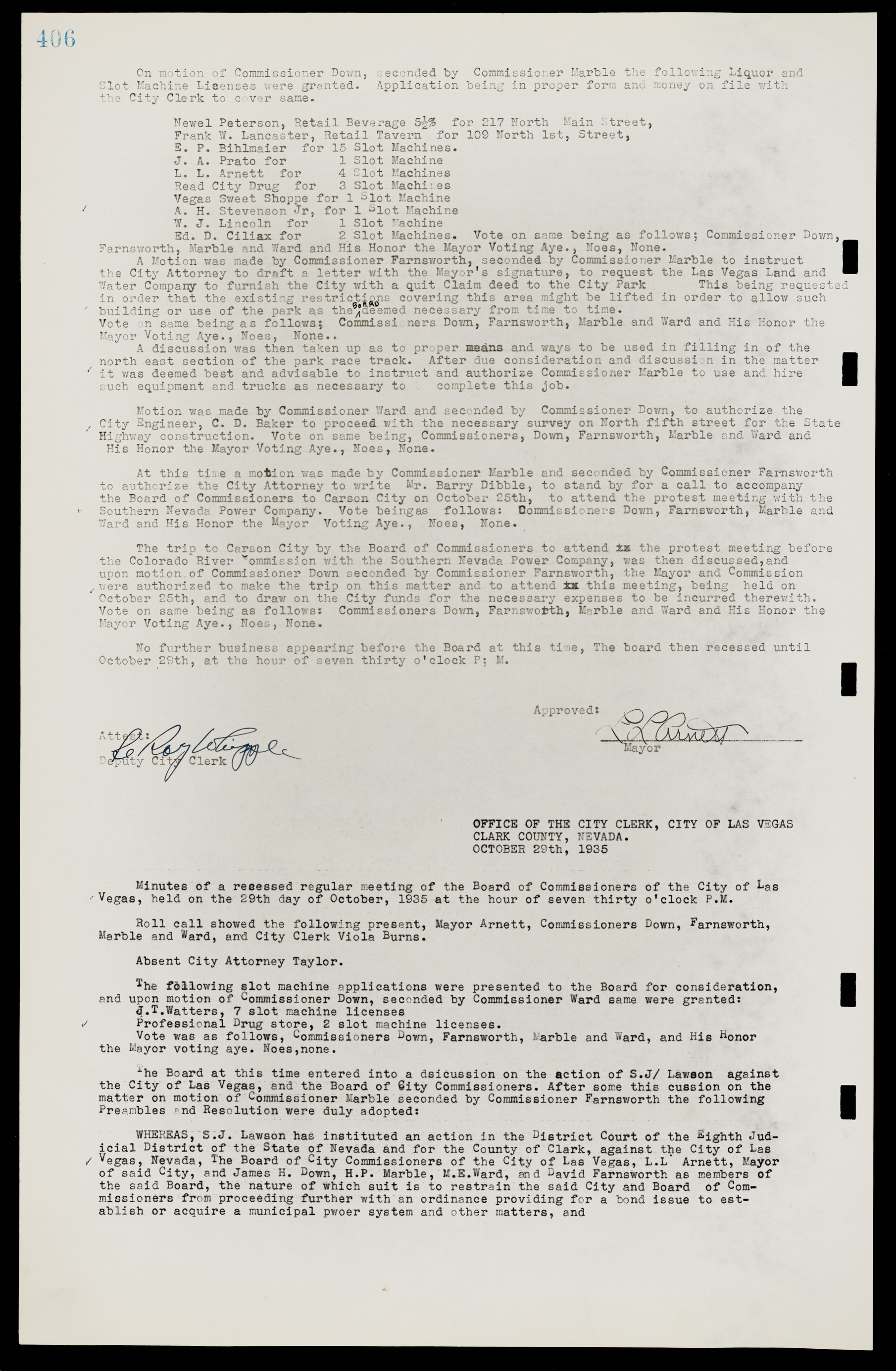 Las Vegas City Commission Minutes, May 14, 1929 to February 11, 1937, lvc000003-413