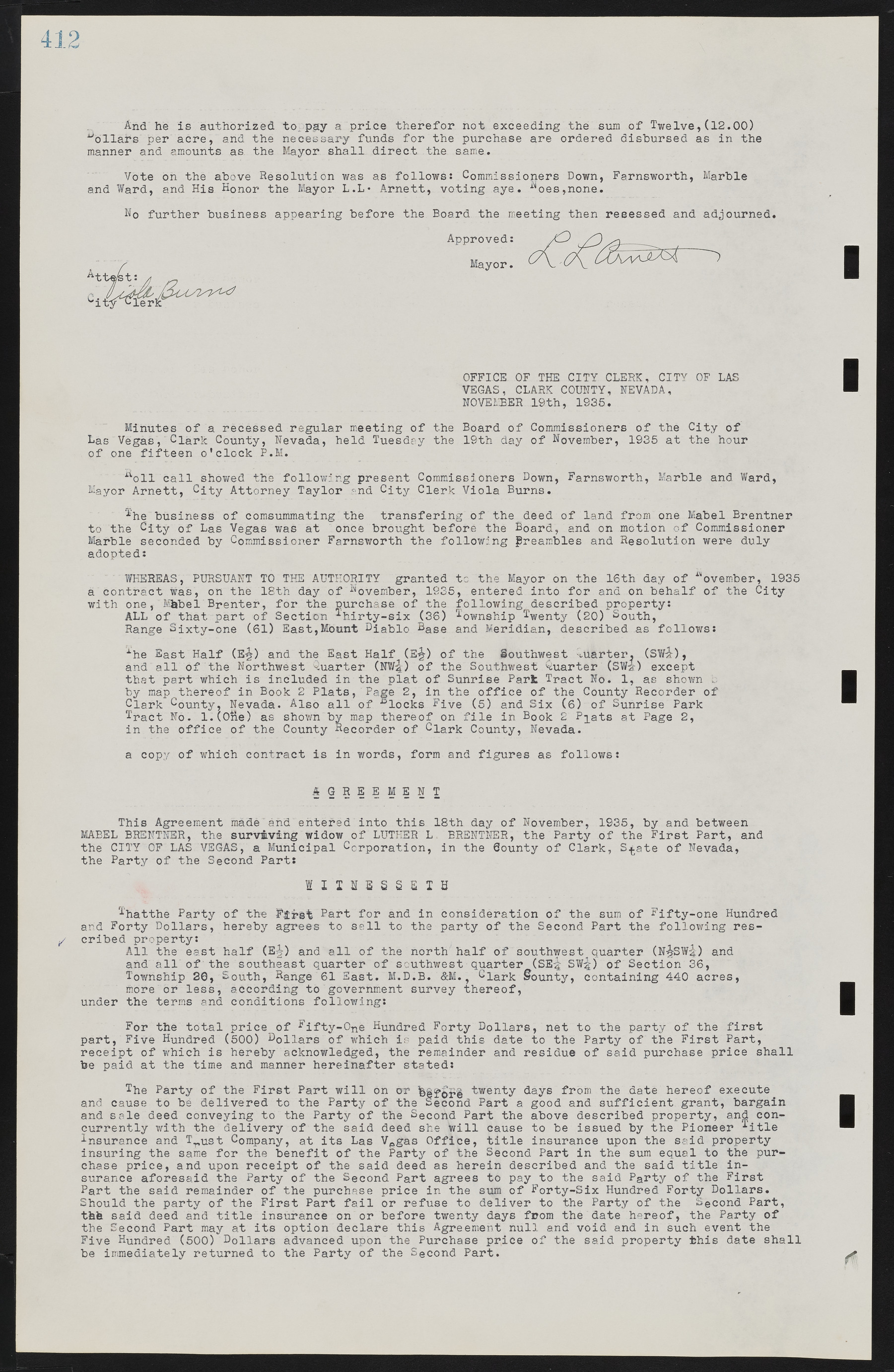 Las Vegas City Commission Minutes, May 14, 1929 to February 11, 1937, lvc000003-419