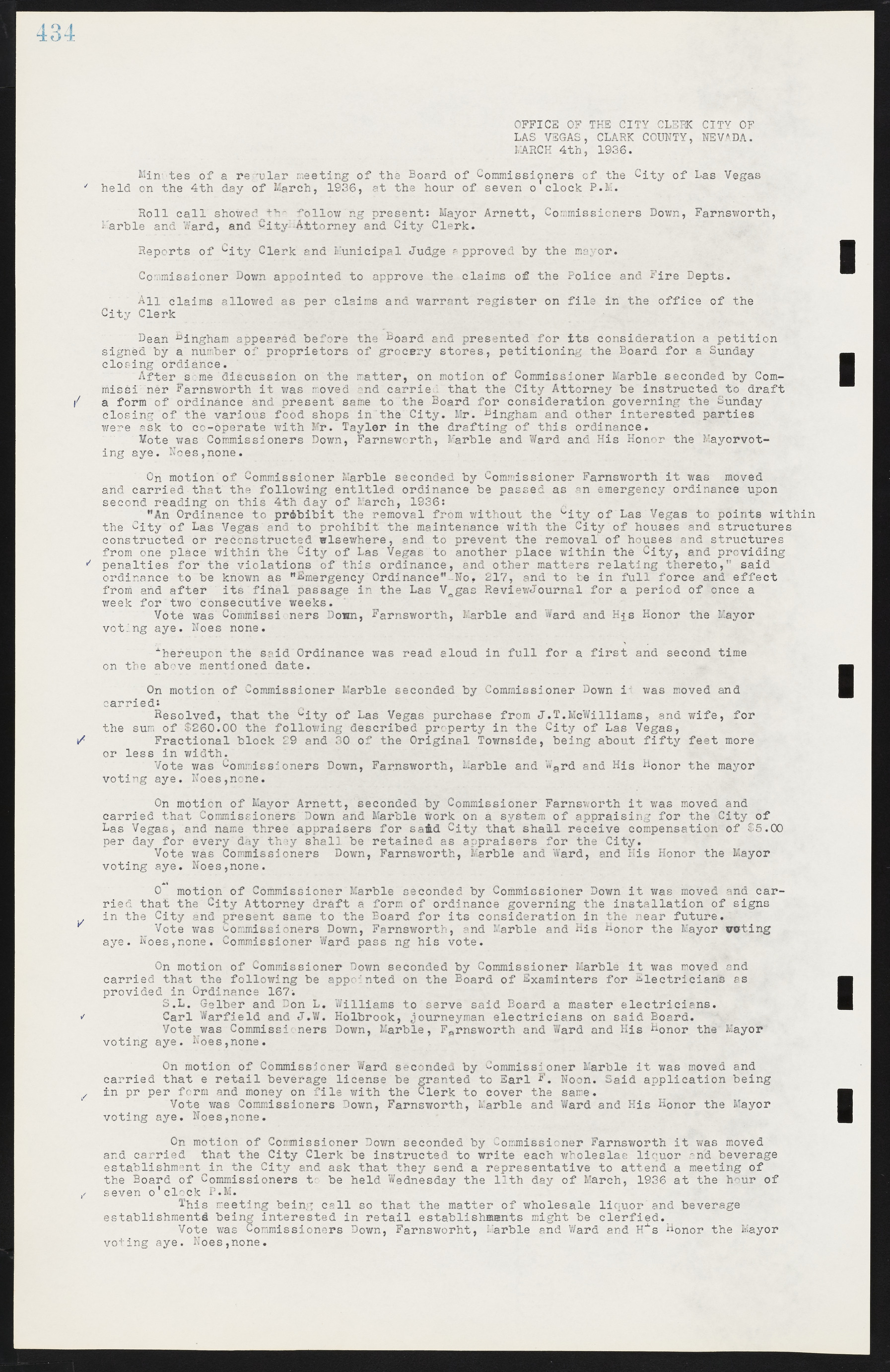 Las Vegas City Commission Minutes, May 14, 1929 to February 11, 1937, lvc000003-441