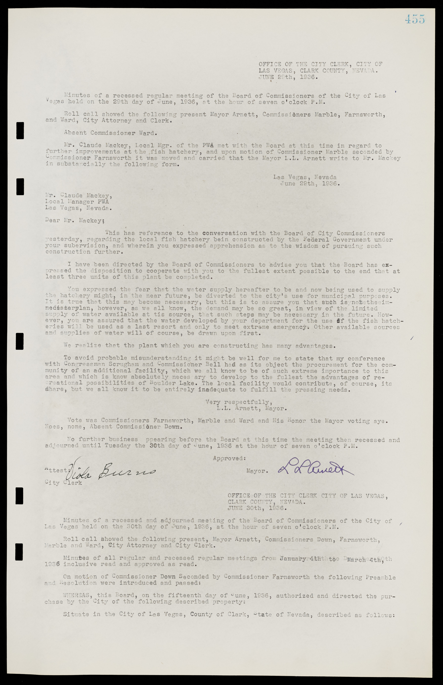 Las Vegas City Commission Minutes, May 14, 1929 to February 11, 1937, lvc000003-462