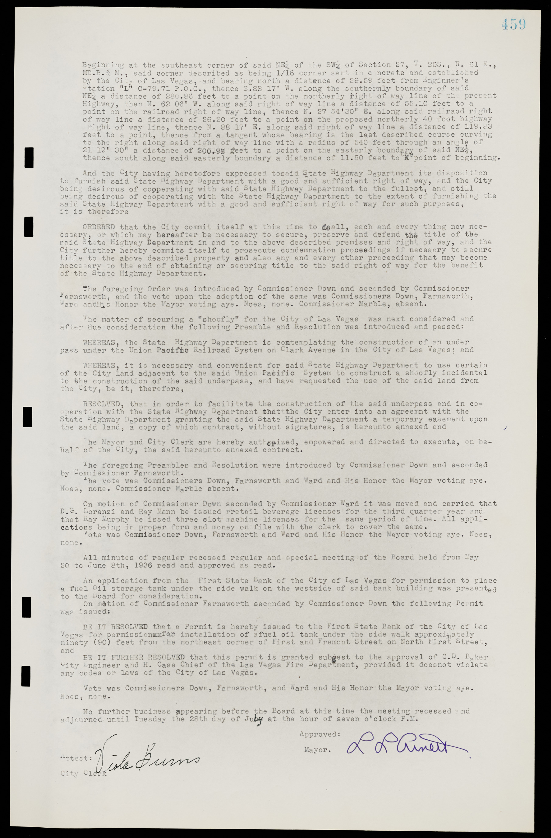 Las Vegas City Commission Minutes, May 14, 1929 to February 11, 1937, lvc000003-466