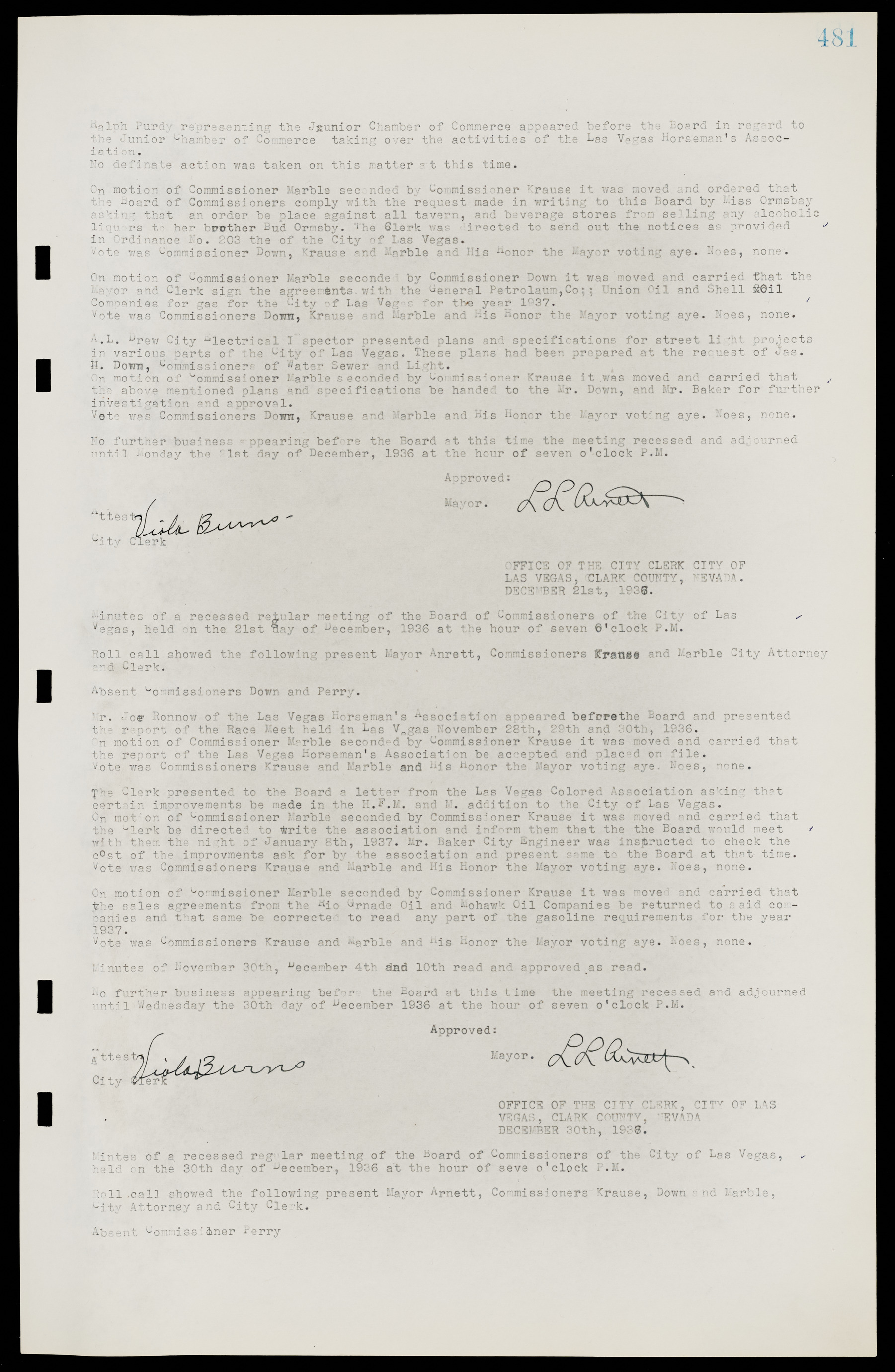 Las Vegas City Commission Minutes, May 14, 1929 to February 11, 1937, lvc000003-488