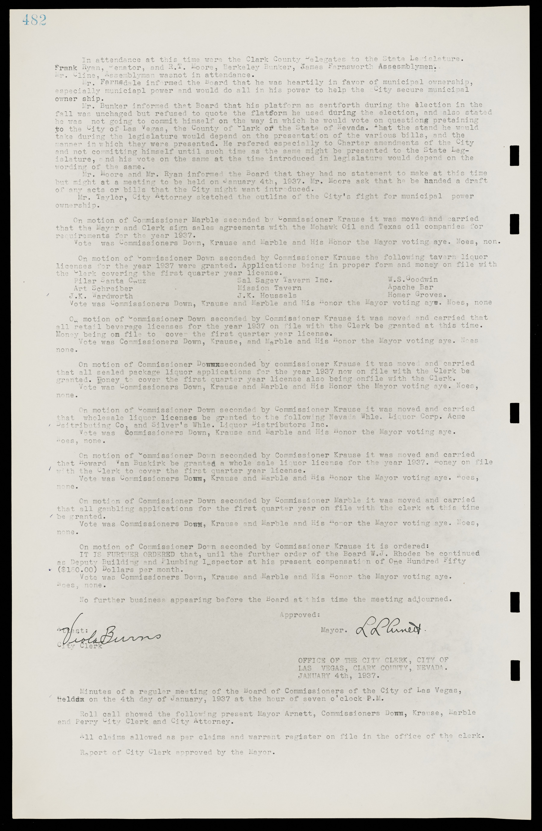 Las Vegas City Commission Minutes, May 14, 1929 to February 11, 1937, lvc000003-489