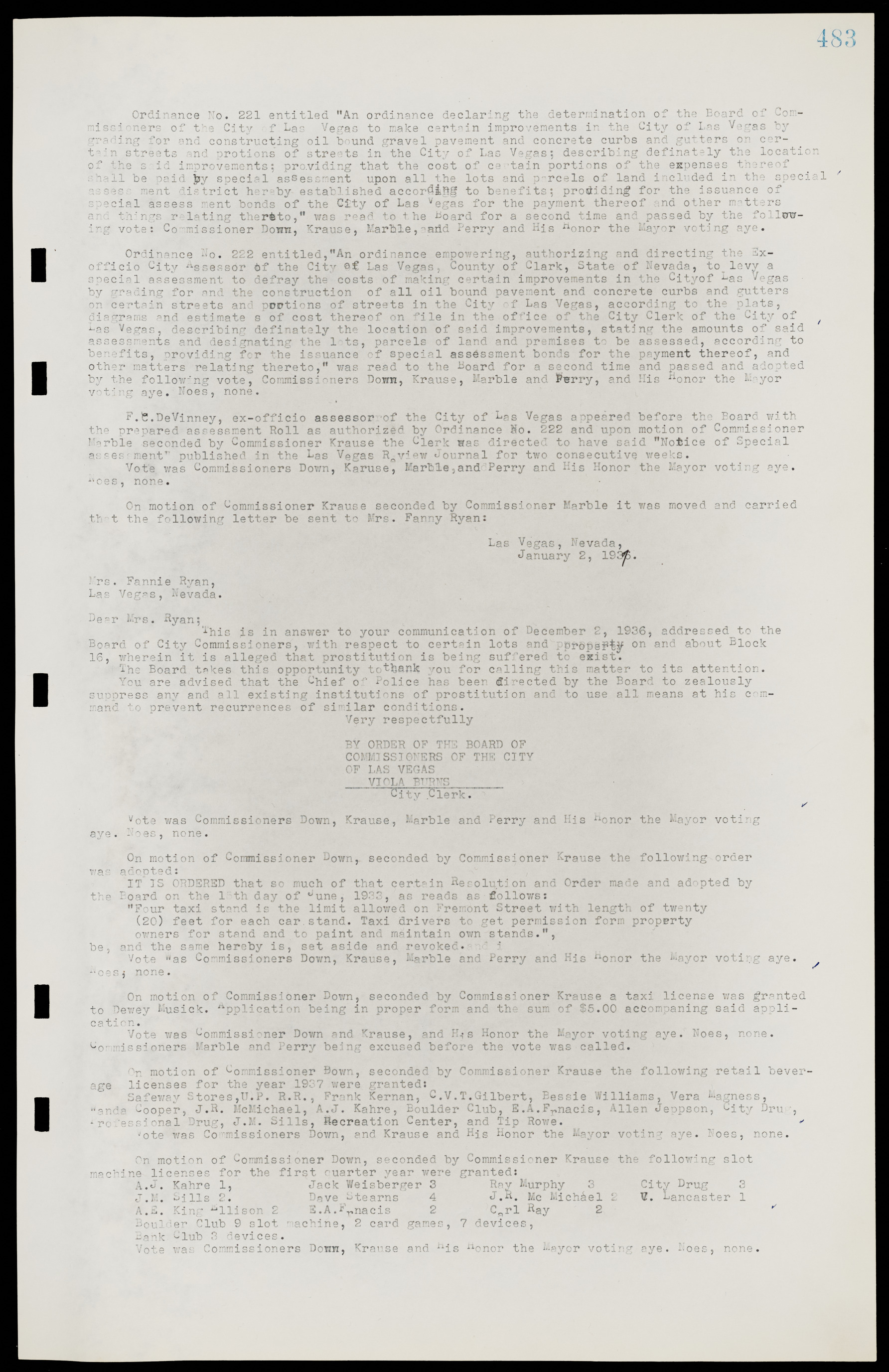 Las Vegas City Commission Minutes, May 14, 1929 to February 11, 1937, lvc000003-490