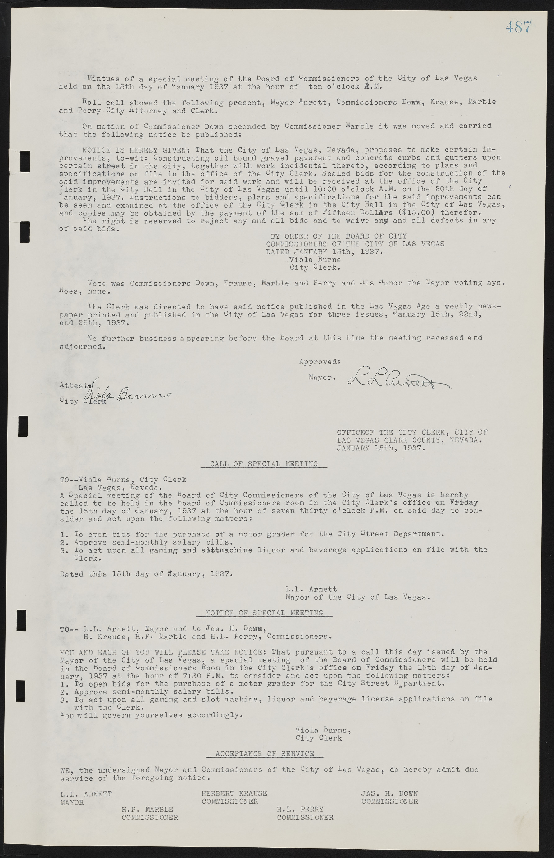 Las Vegas City Commission Minutes, May 14, 1929 to February 11, 1937, lvc000003-494