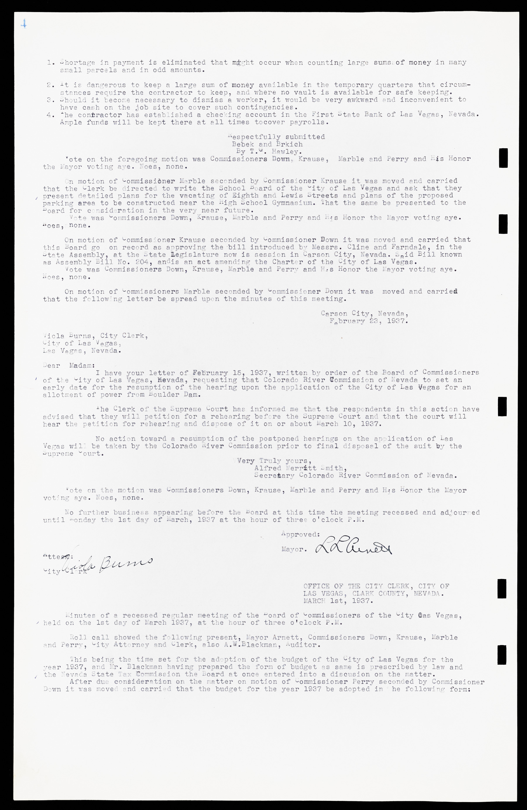 Las Vegas City Commission Minutes, February 17, 1937 to August 4, 1942, lvc000004-10