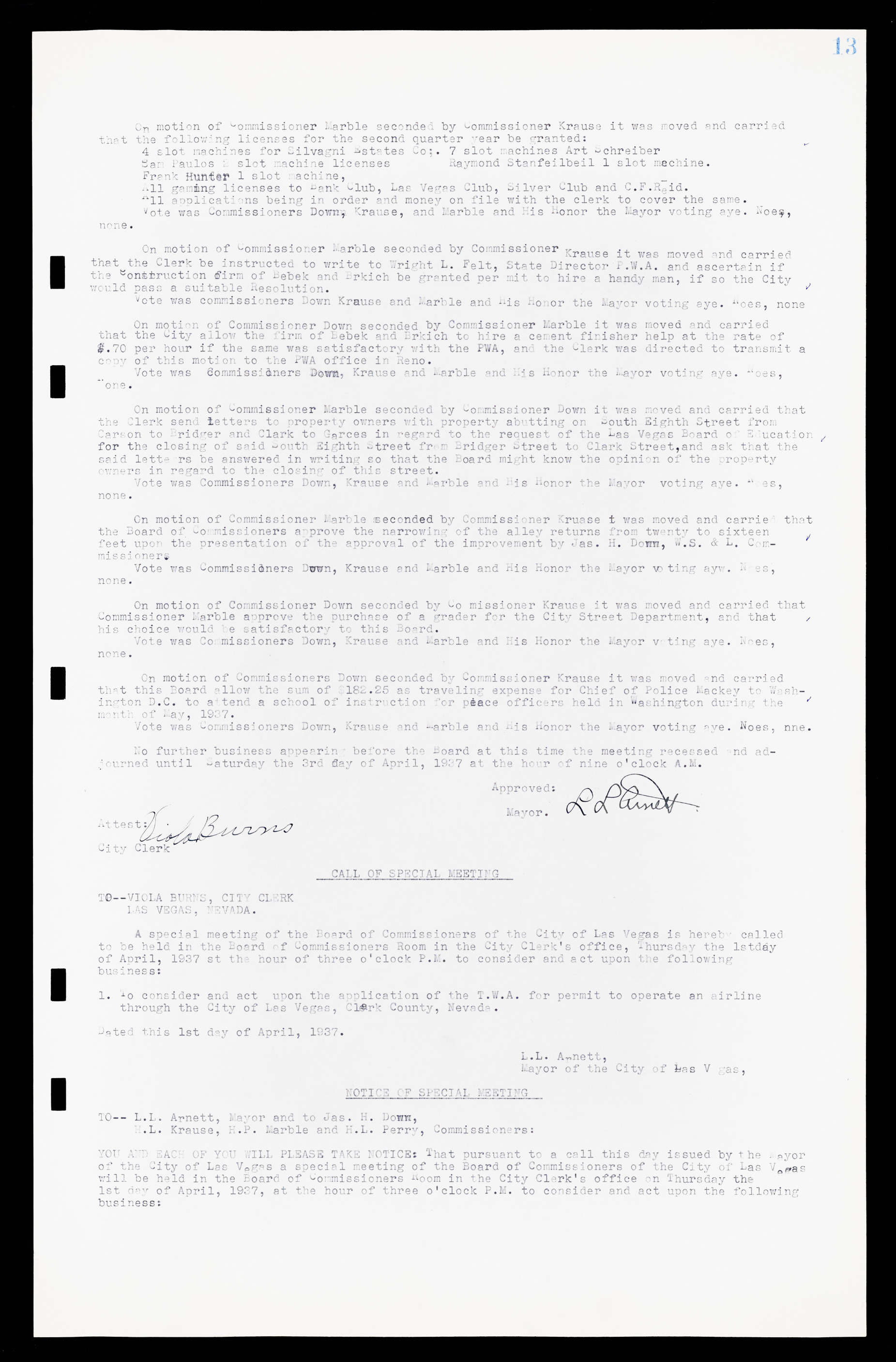 Las Vegas City Commission Minutes, February 17, 1937 to August 4, 1942, lvc000004-19