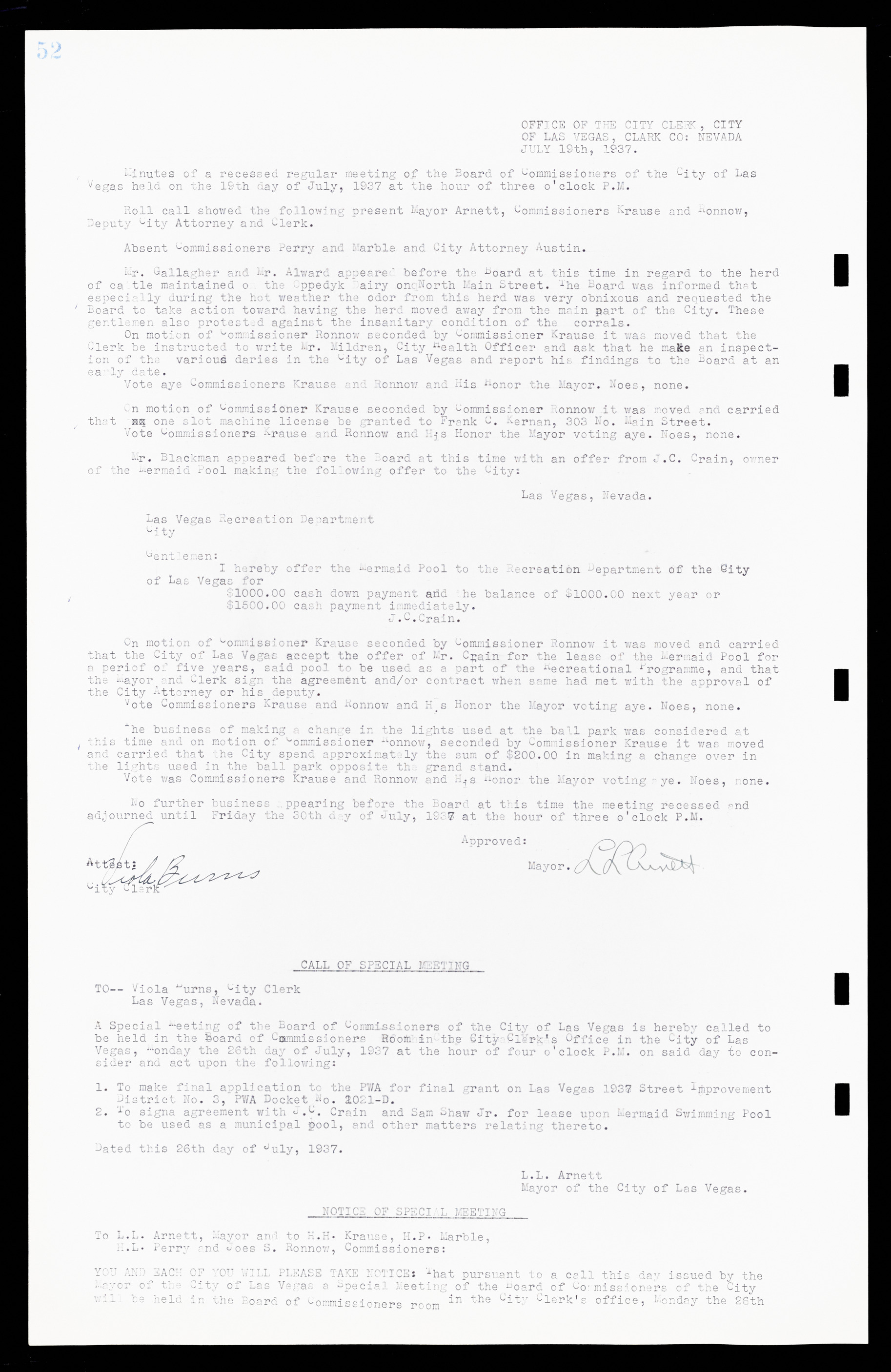 Las Vegas City Commission Minutes, February 17, 1937 to August 4, 1942, lvc000004-60