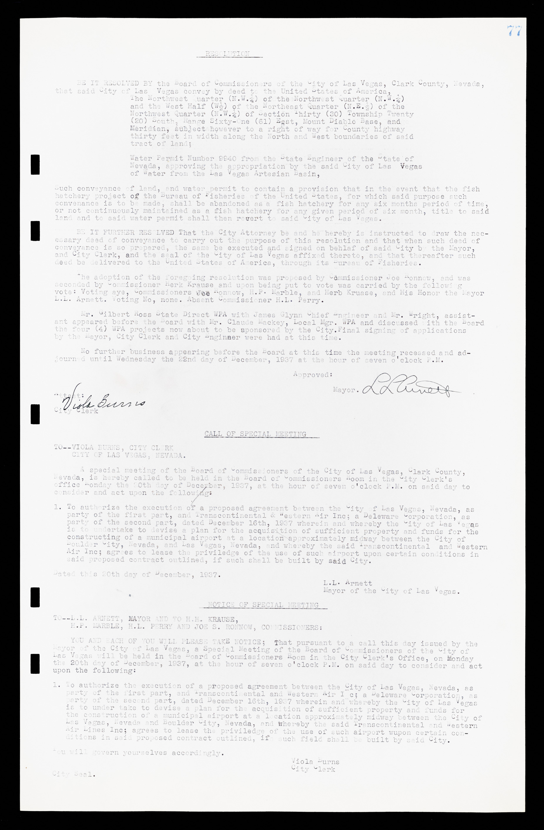 Las Vegas City Commission Minutes, February 17, 1937 to August 4, 1942, lvc000004-86