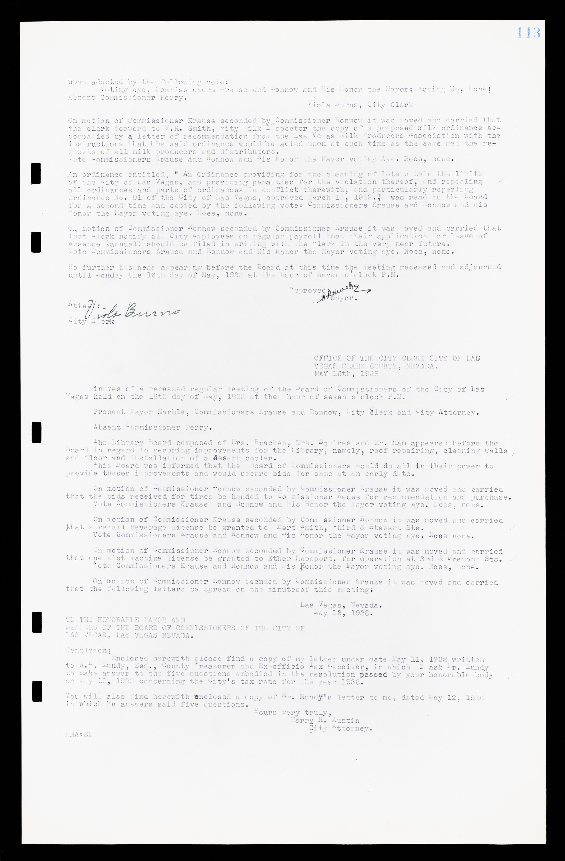 Las Vegas City Commission Minutes, February 17, 1937 to August 4, 1942, lvc000004-124