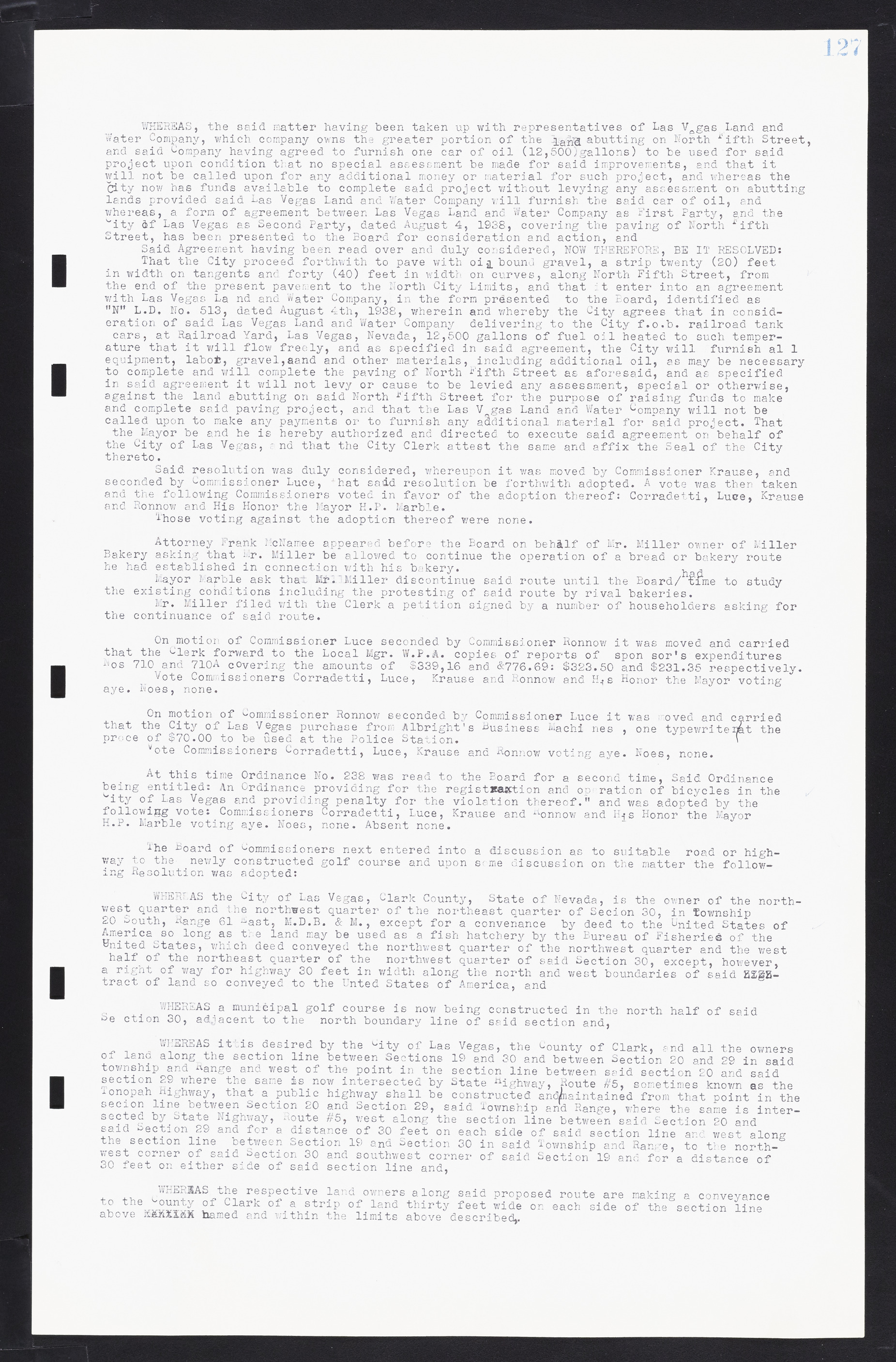Las Vegas City Commission Minutes, February 17, 1937 to August 4, 1942, lvc000004-140