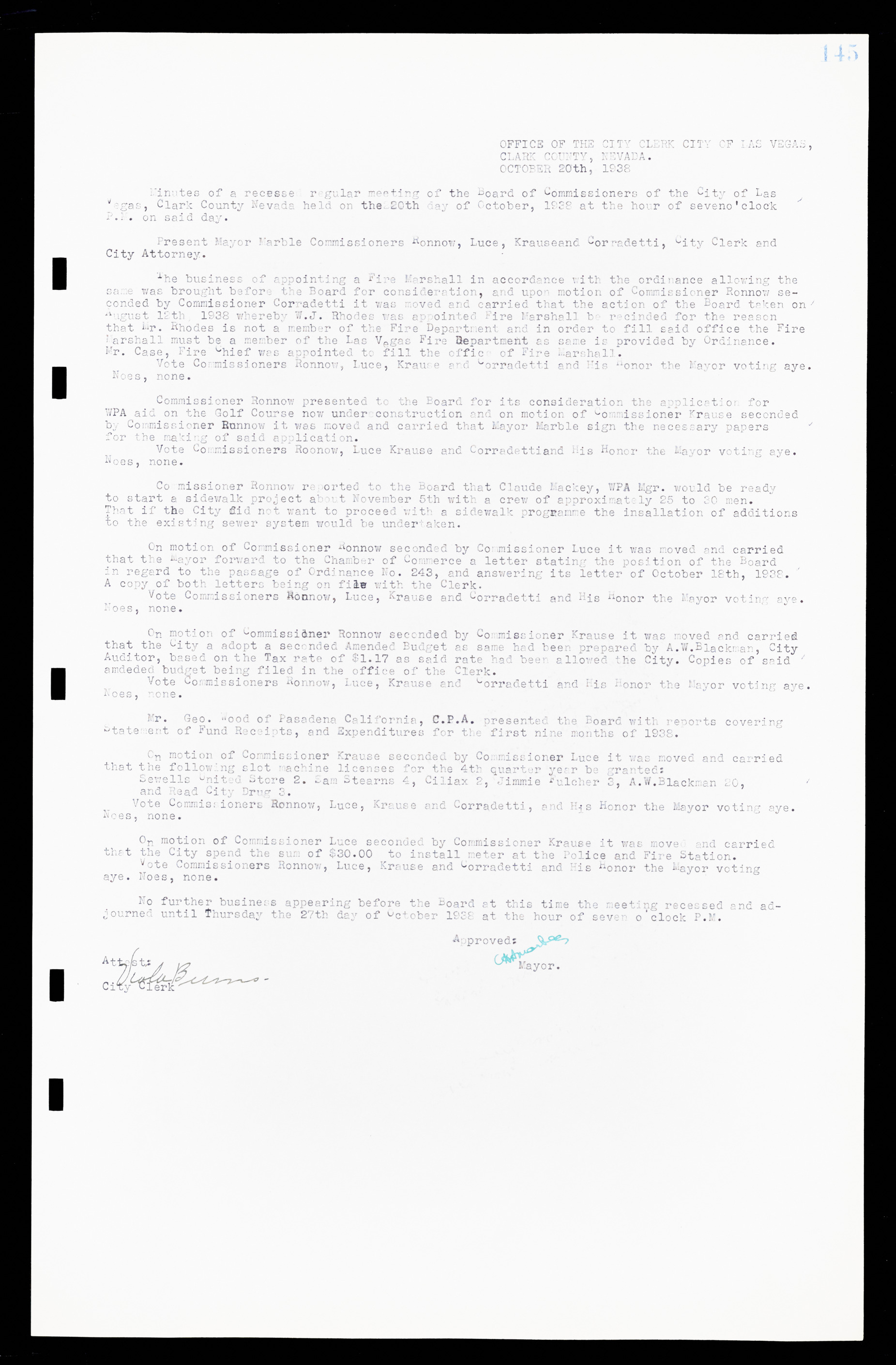 Las Vegas City Commission Minutes, February 17, 1937 to August 4, 1942, lvc000004-158
